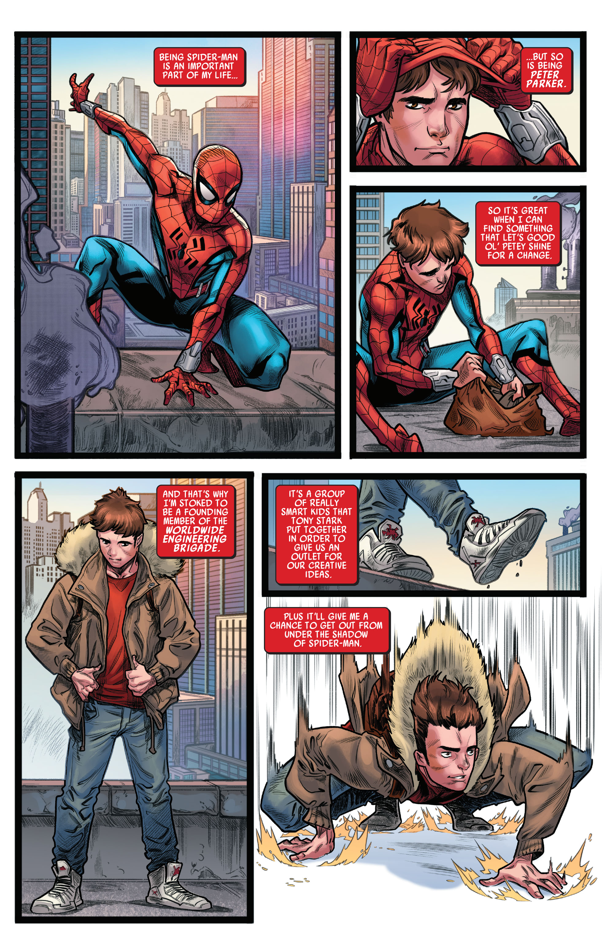 Read online W.E.B. Of Spider-Man comic -  Issue #1 - 6