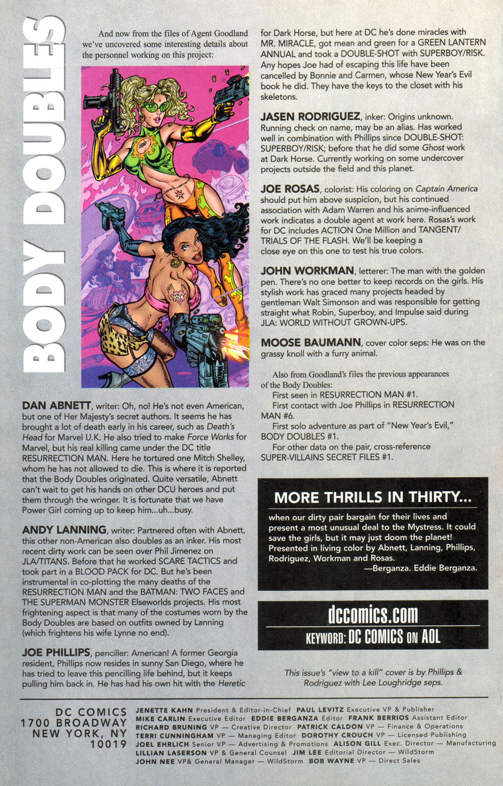 Read online Body Doubles comic -  Issue #1 - 22