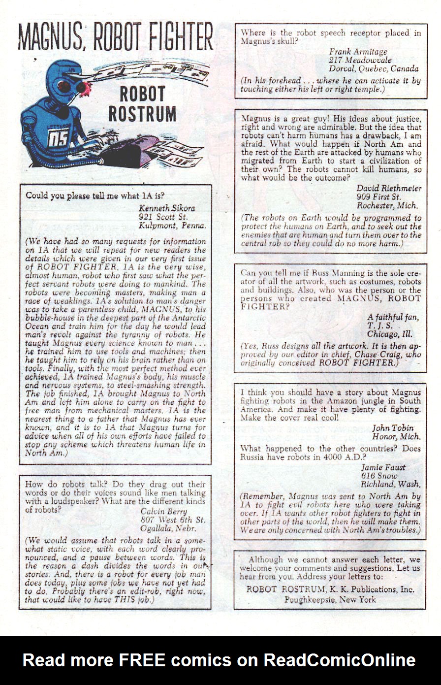 Read online Magnus, Robot Fighter 4000 AD comic -  Issue #14 - 28