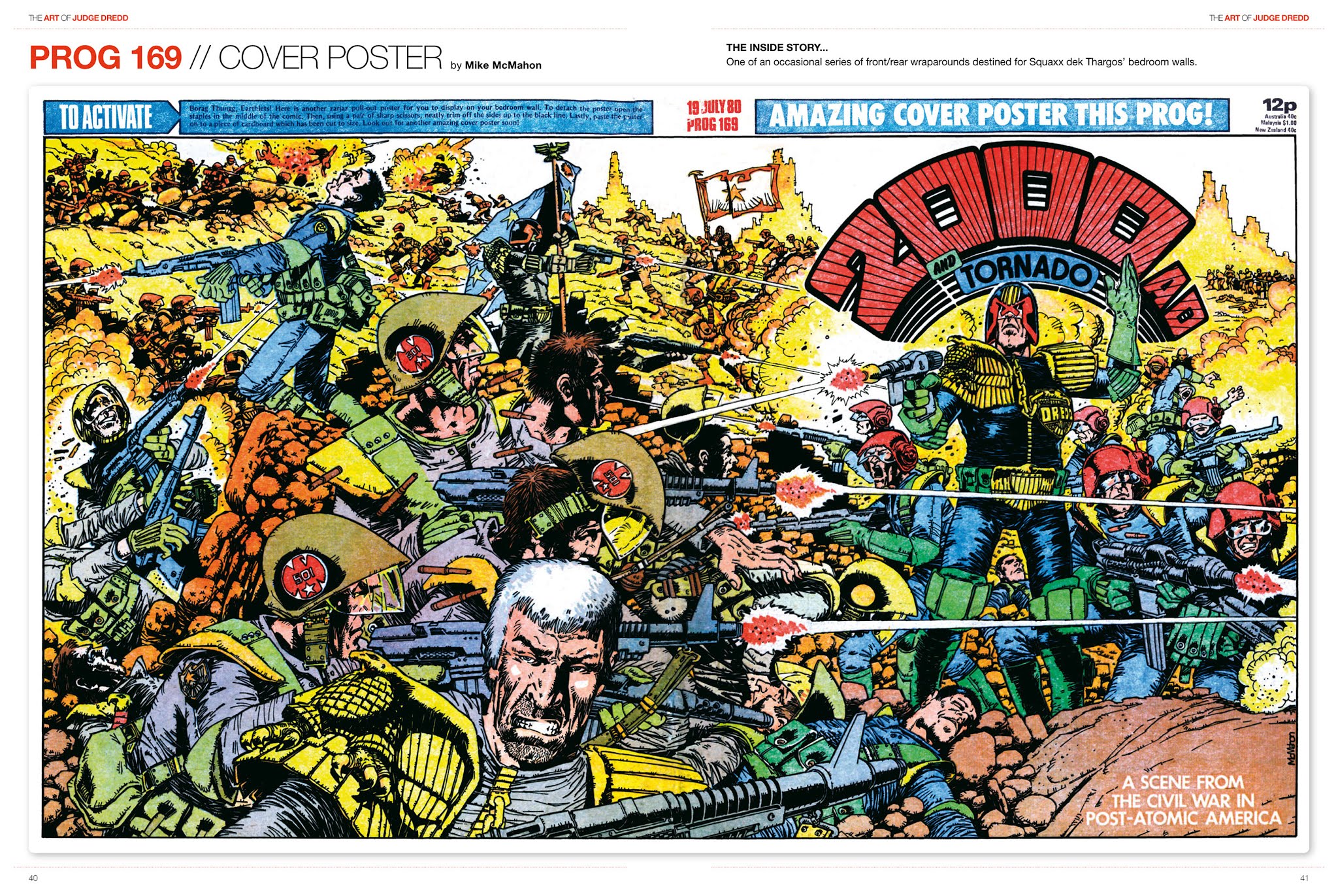 Read online The Art of Judge Dredd: Featuring 35 Years of Zarjaz Covers comic -  Issue # TPB (Part 1) - 41