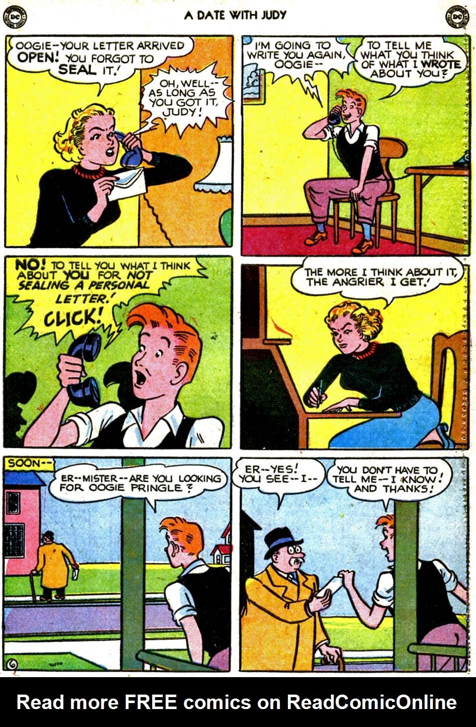 Read online A Date with Judy comic -  Issue #16 - 48