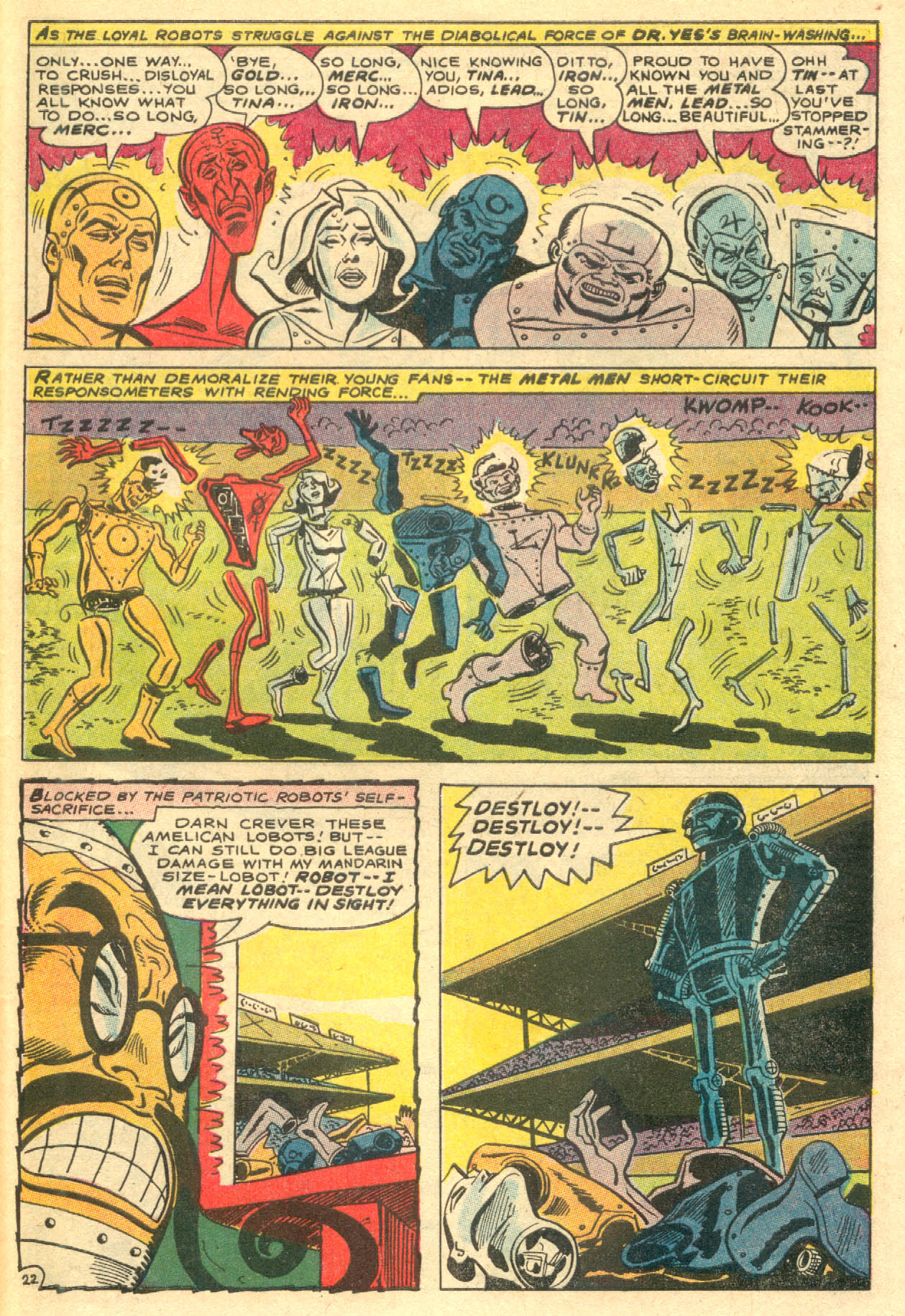 Read online Metal Men (1963) comic -  Issue #20 - 31