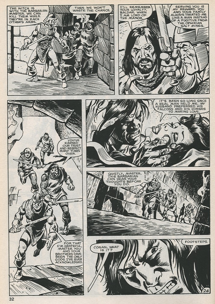 Read online The Savage Sword Of Conan comic -  Issue #130 - 32