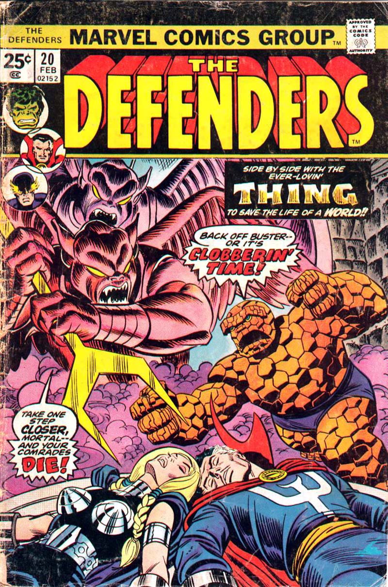 Read online The Defenders (1972) comic -  Issue #20 - 1