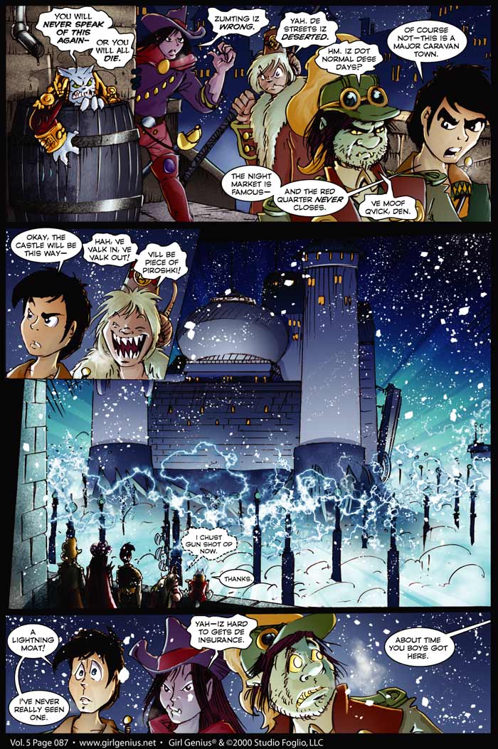 Read online Girl Genius (2002) comic -  Issue #5 - 88