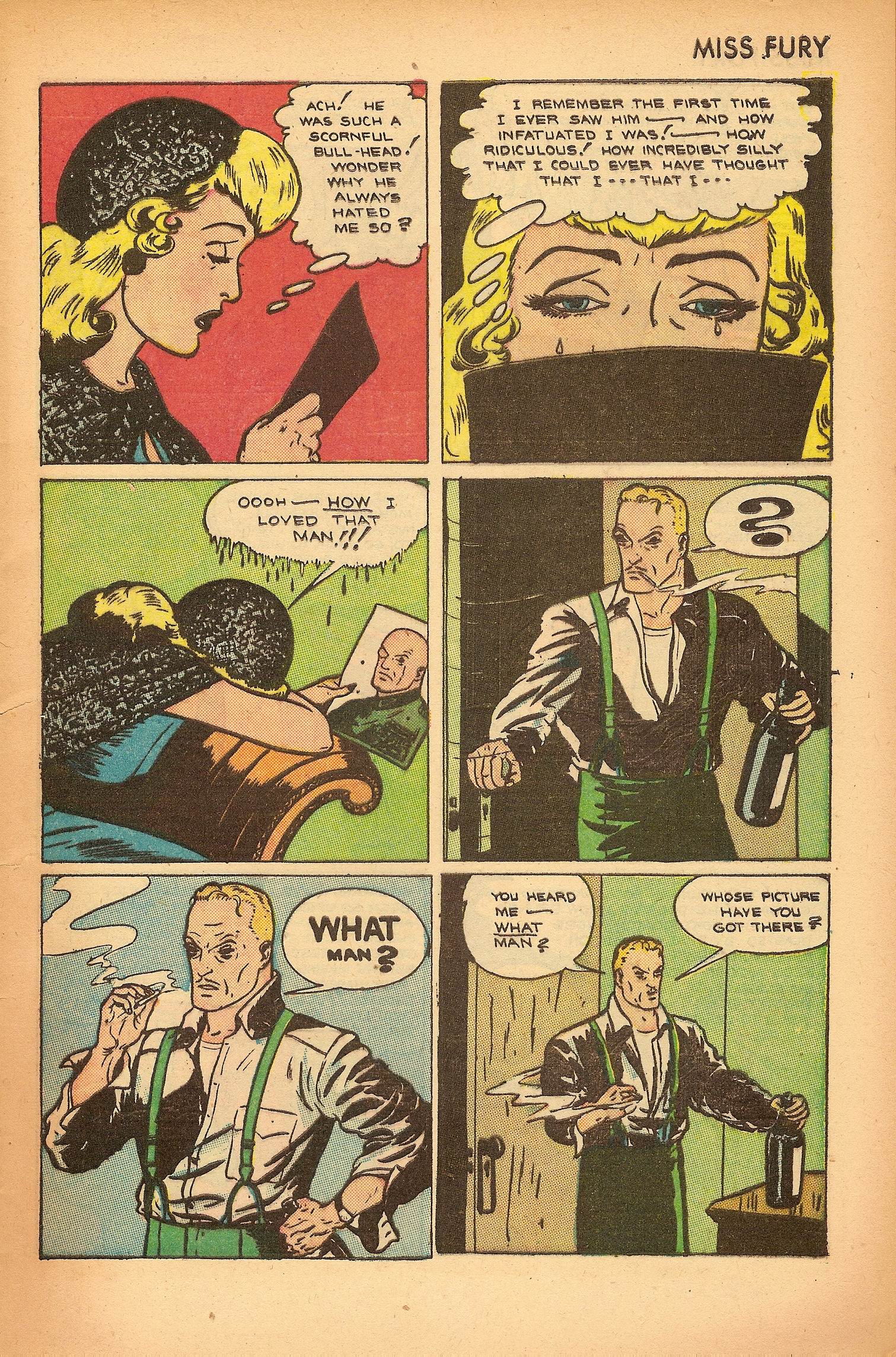 Read online Miss Fury (1942) comic -  Issue #7 - 5