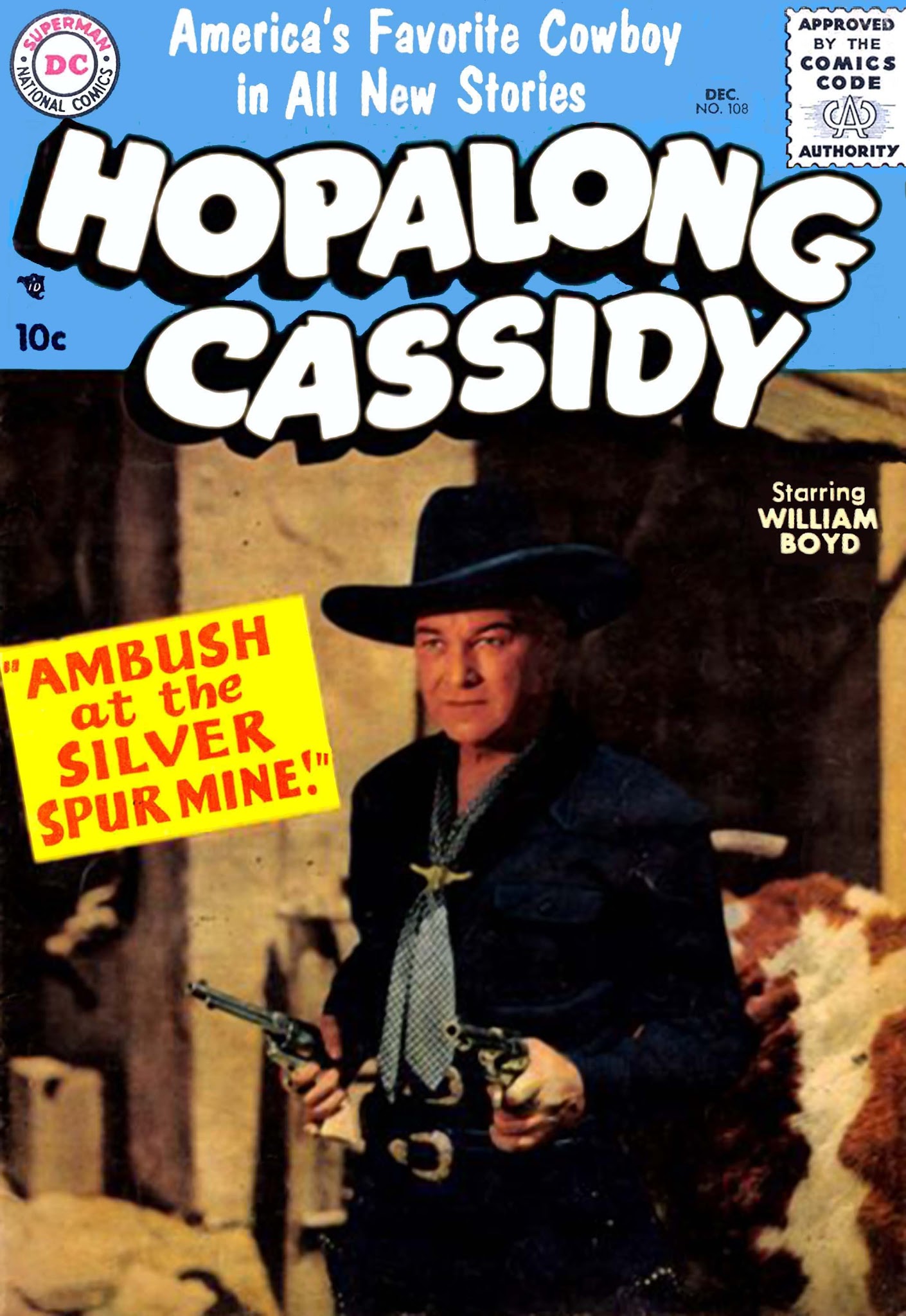 Read online Hopalong Cassidy comic -  Issue #108 - 1