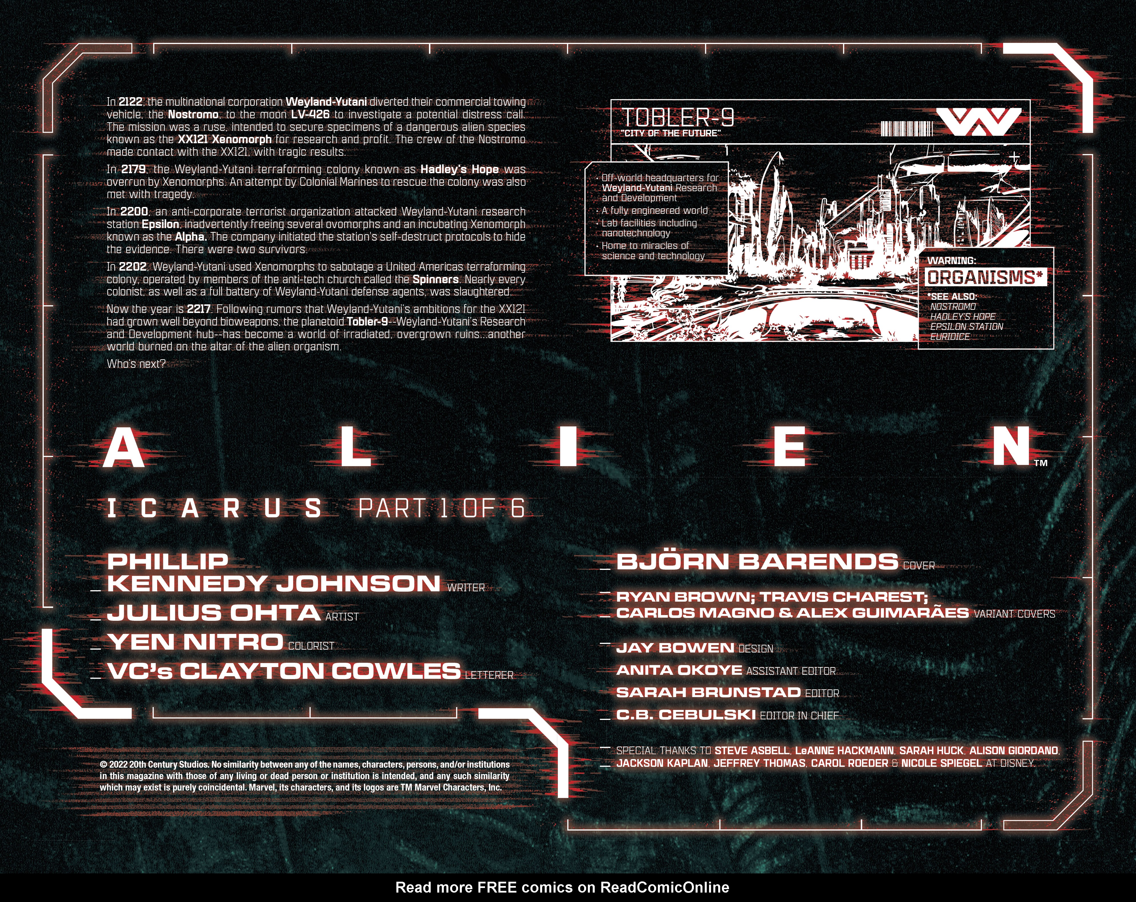 Read online Alien (2022) comic -  Issue #1 - 6