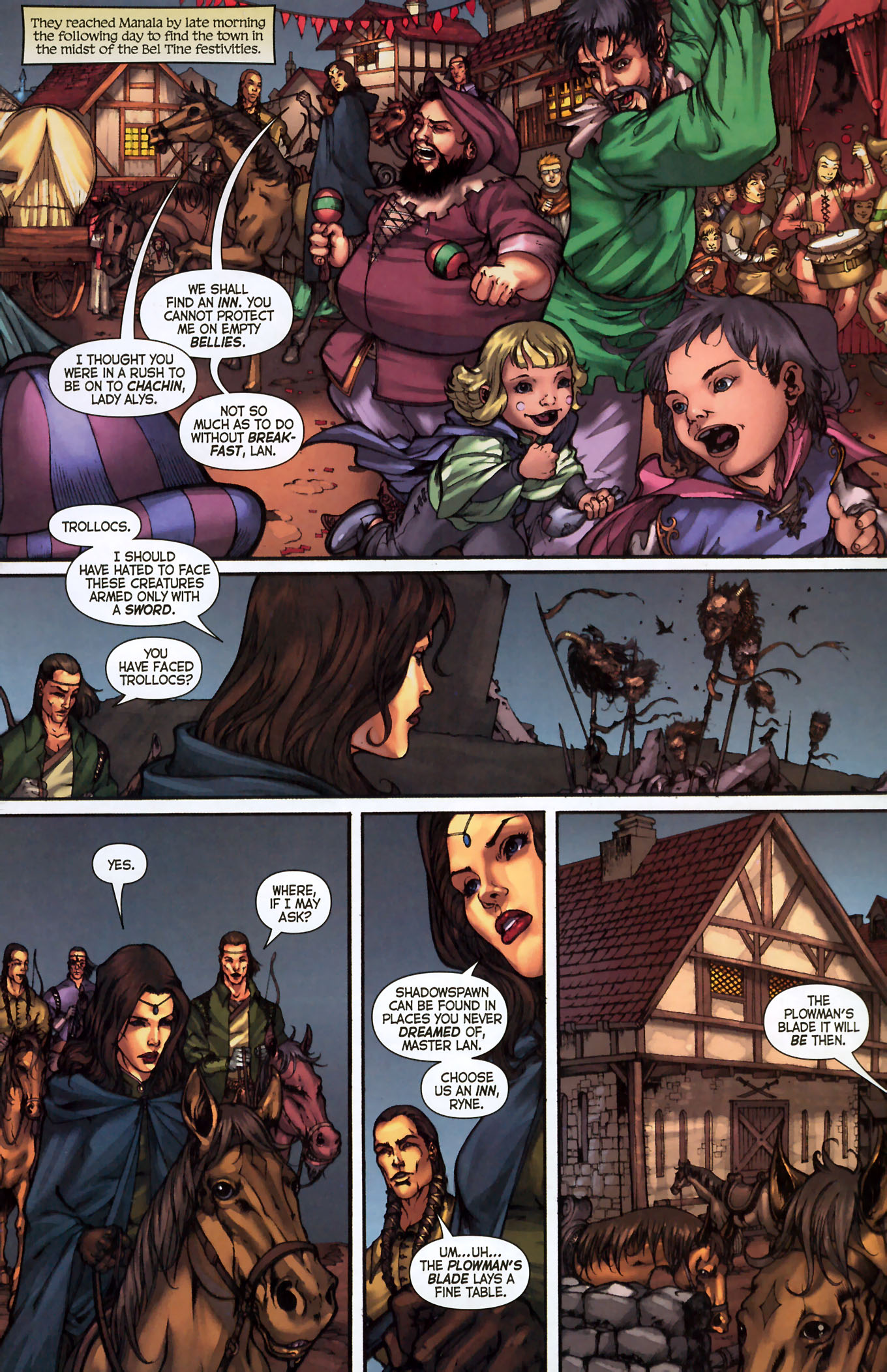 Read online Robert Jordan's The Wheel of Time: New Spring comic -  Issue #7 - 9