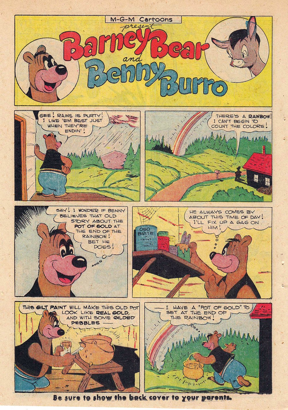 Read online Our Gang Comics comic -  Issue #29 - 36