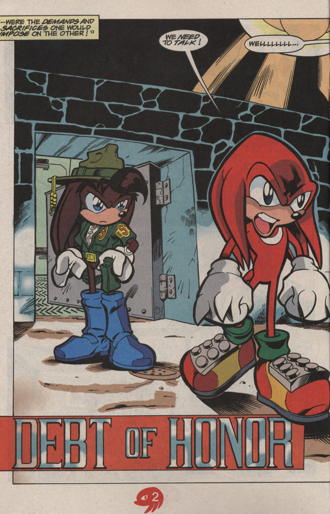 Read online Knuckles the Echidna comic -  Issue #18 - 6