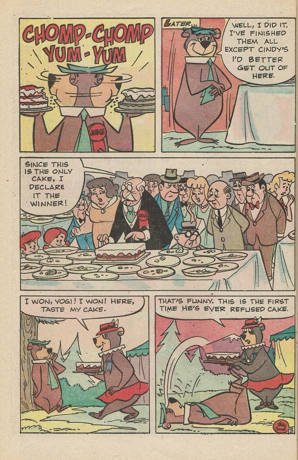 Read online Yogi Bear (1970) comic -  Issue #24 - 28