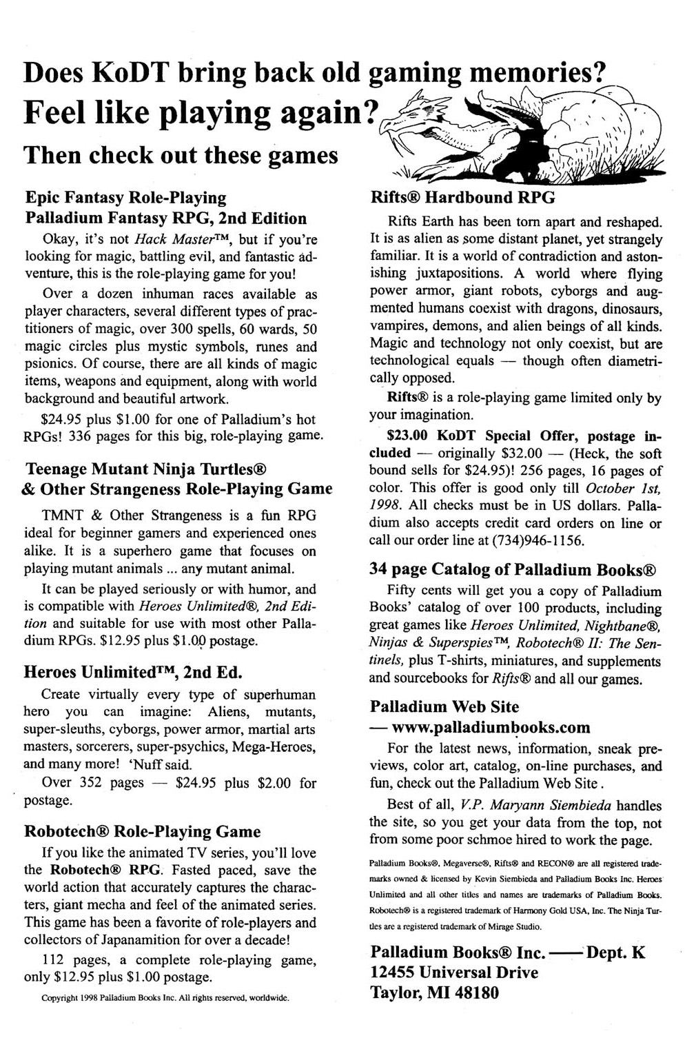 Read online Knights of the Dinner Table comic -  Issue #22 - 5