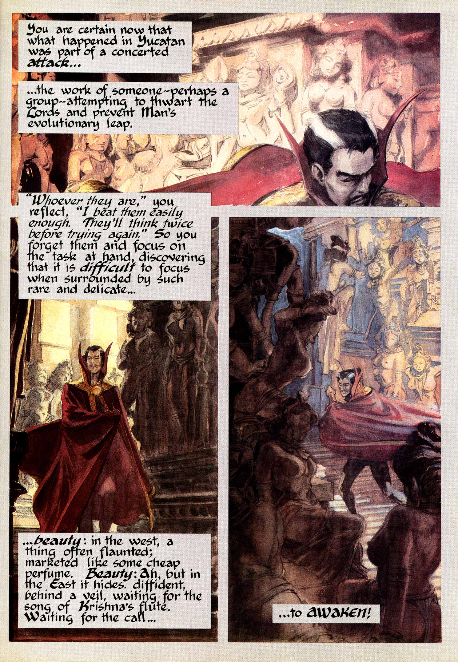 Read online Marvel Graphic Novel comic -  Issue #23 - Dr. Strange Into Shamballa - 38