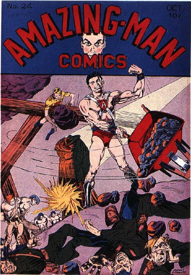 Read online Amazing Man Comics comic -  Issue #24 - 69