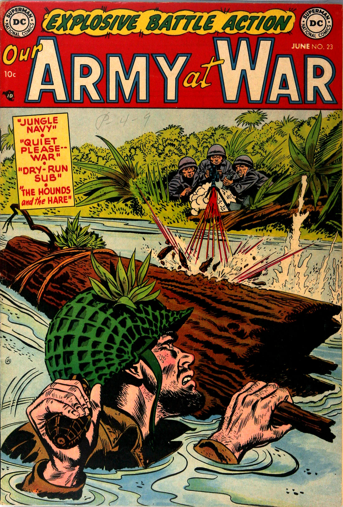 Read online Our Army at War (1952) comic -  Issue #23 - 1
