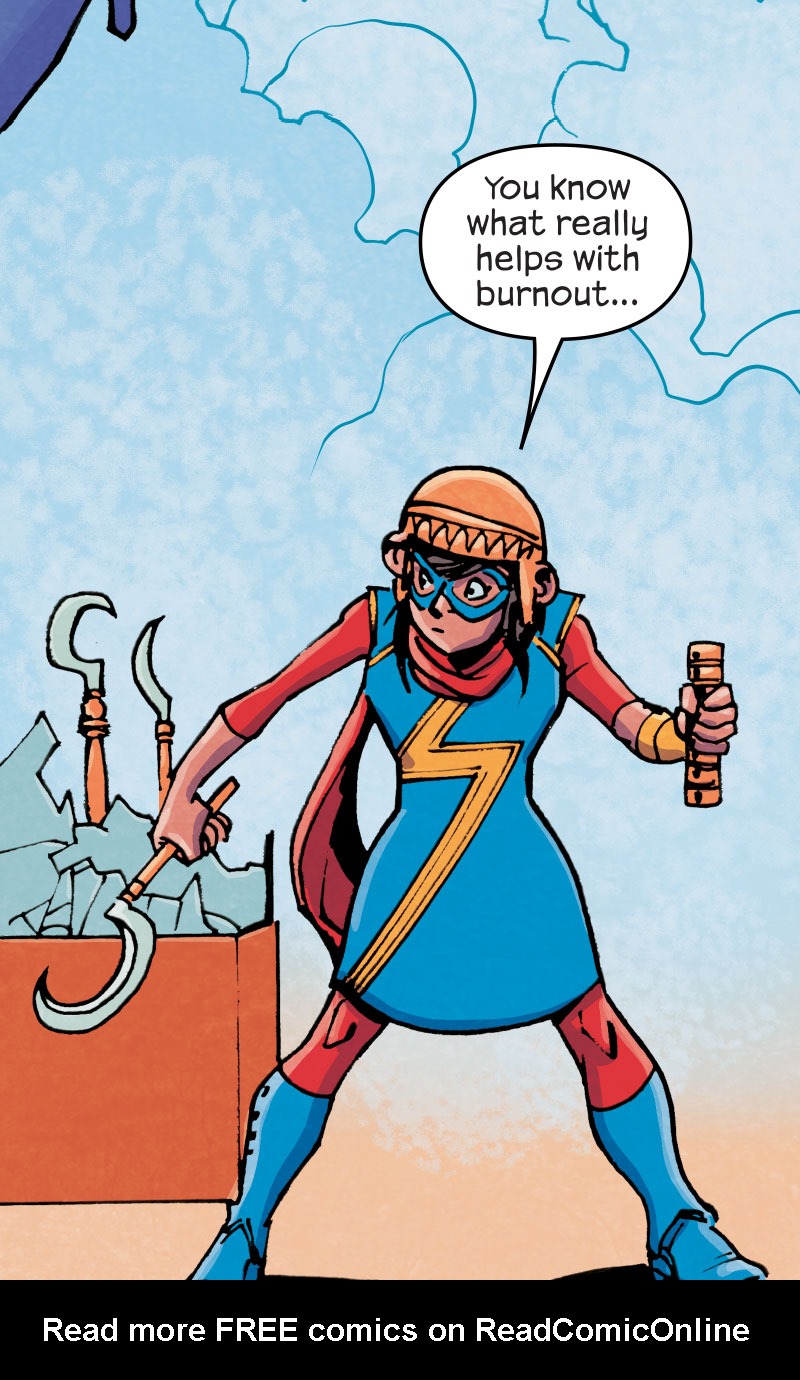 Read online Ms. Marvel: Bottled Up Infinity Comic comic -  Issue # Full - 64