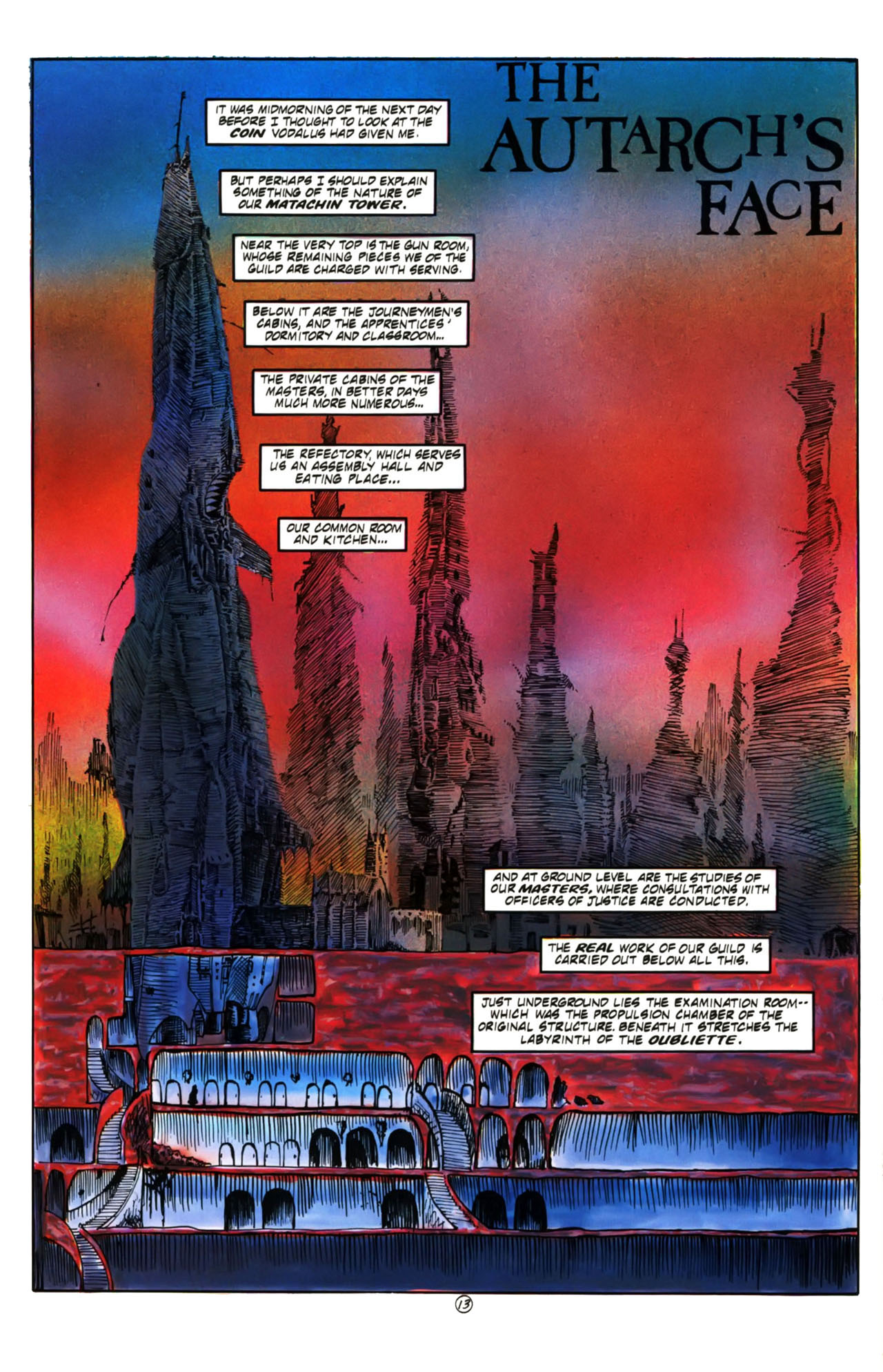 Read online Gene Wolfe's The Shadow Of The Torturer comic -  Issue #1 - 14