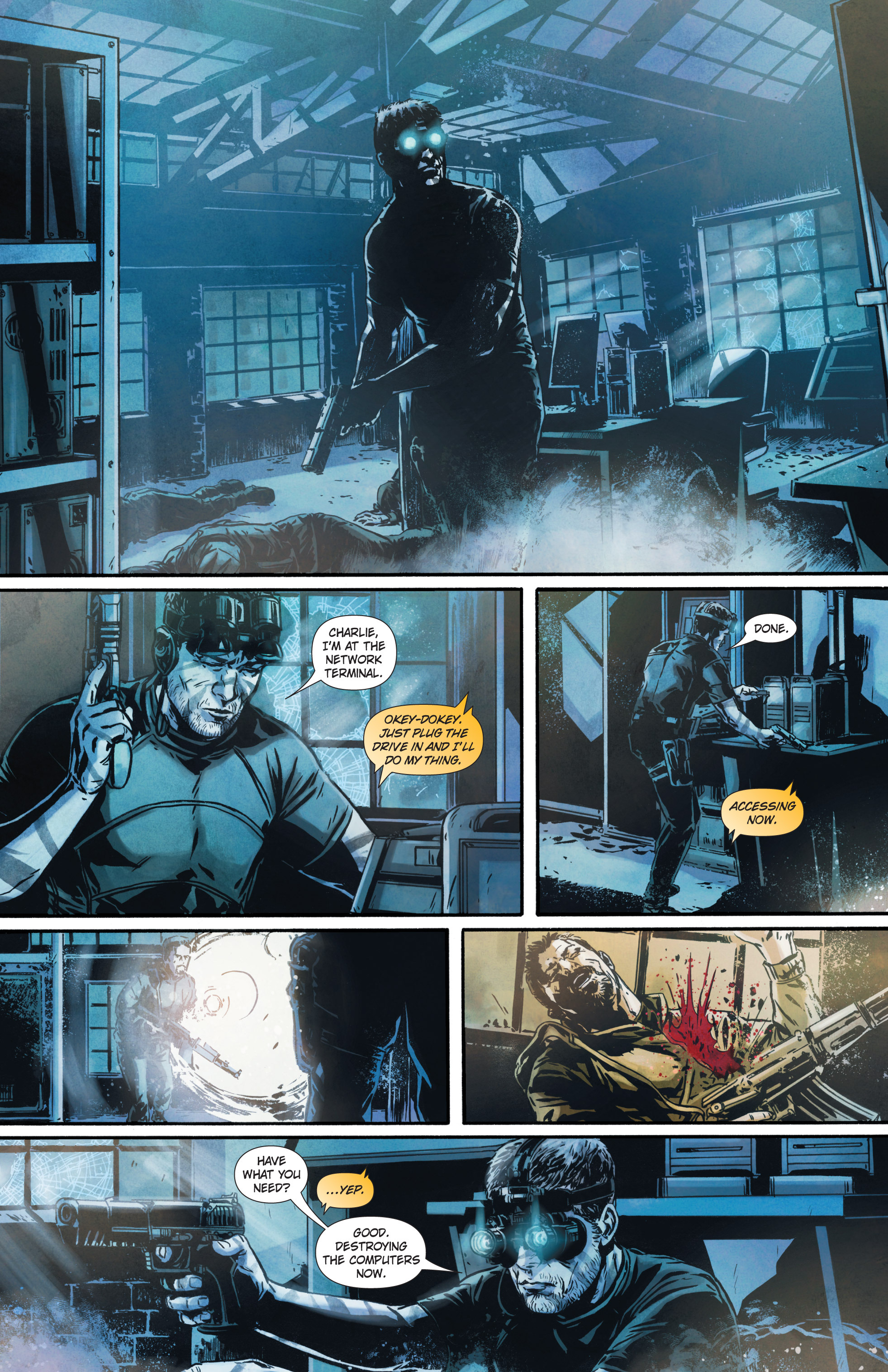 Read online Tom Clancy's Splinter Cell: Echoes comic -  Issue #1 - 20