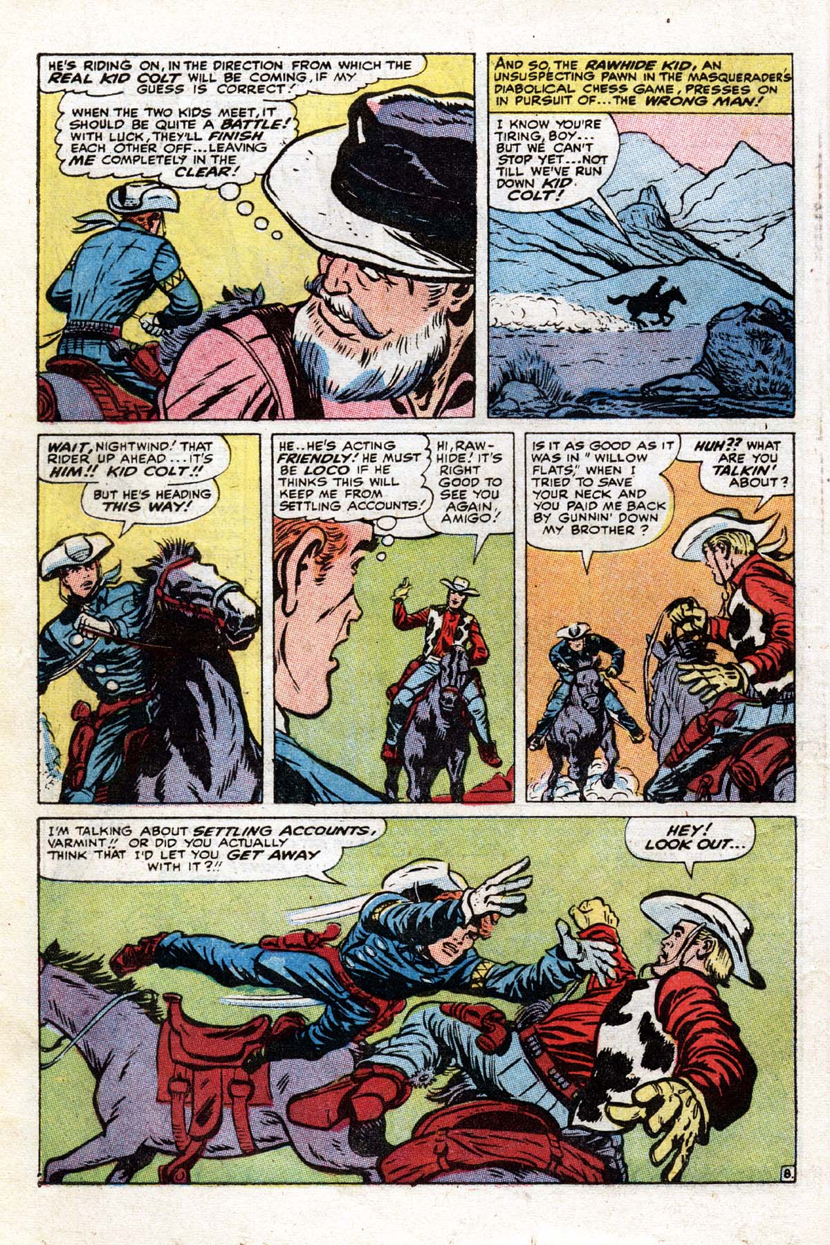 Read online The Mighty Marvel Western comic -  Issue #7 - 9