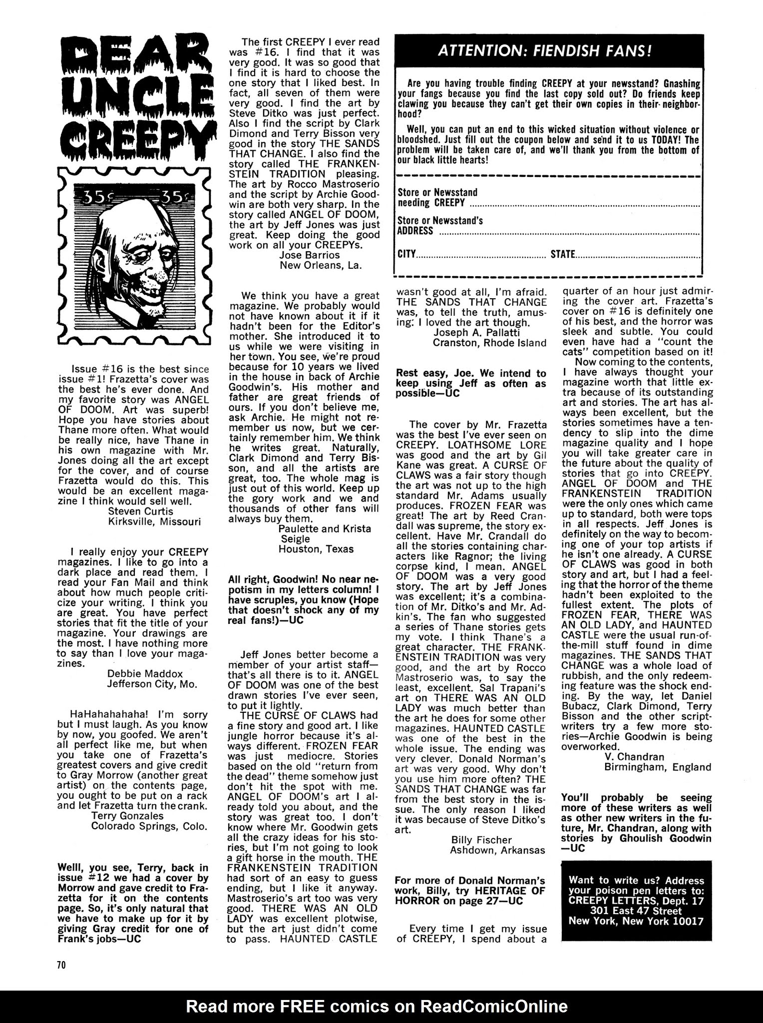 Read online Creepy Archives comic -  Issue # TPB 4 (Part 1) - 72