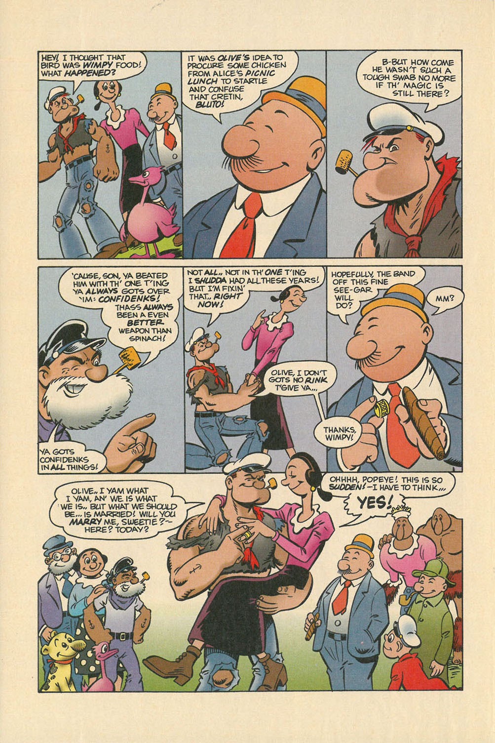 Read online The Wedding of Popeye & Olive comic -  Issue # Full - 29