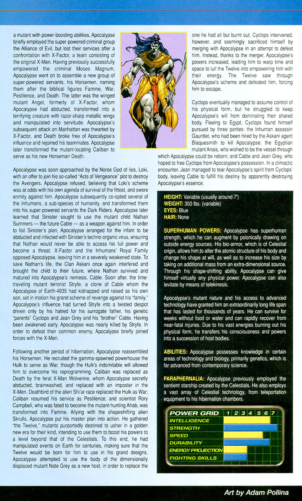 Read online Official Handbook of the Marvel Universe: X-Men 2005 comic -  Issue # Full - 4