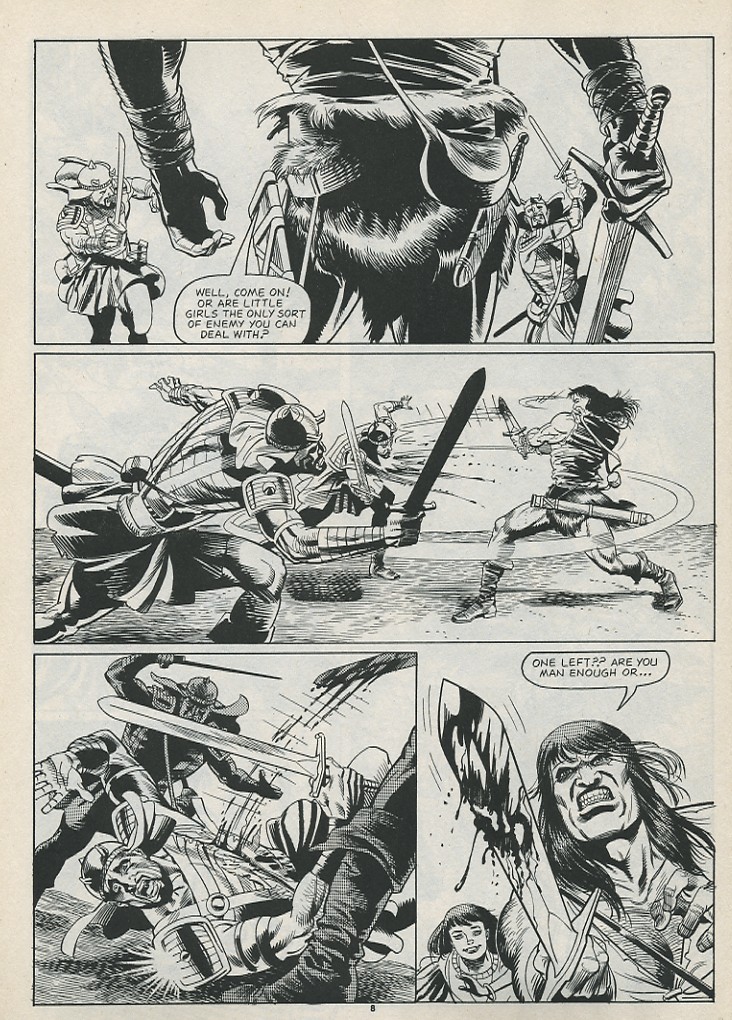 Read online The Savage Sword Of Conan comic -  Issue #188 - 10