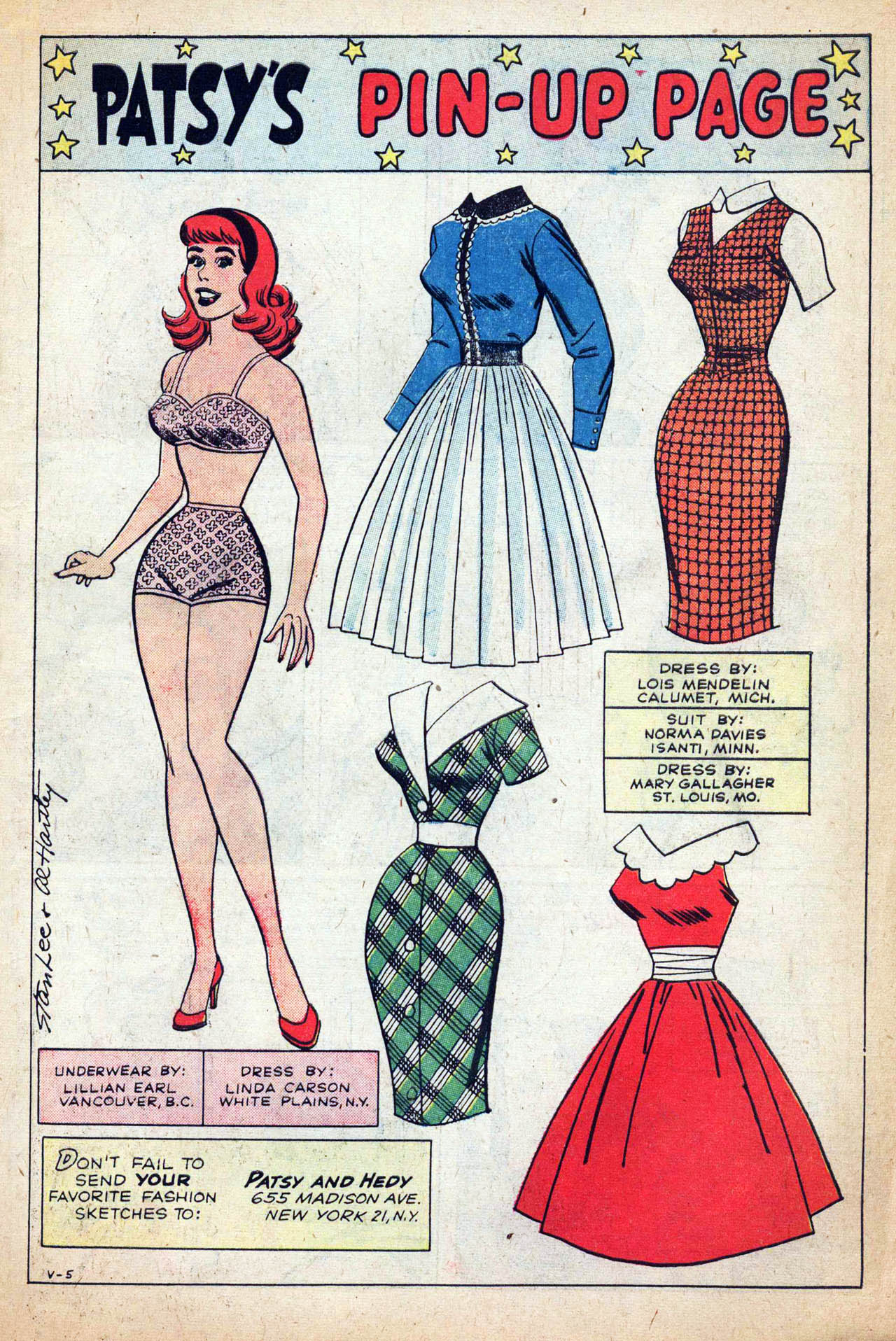 Read online Patsy and Hedy comic -  Issue #74 - 7