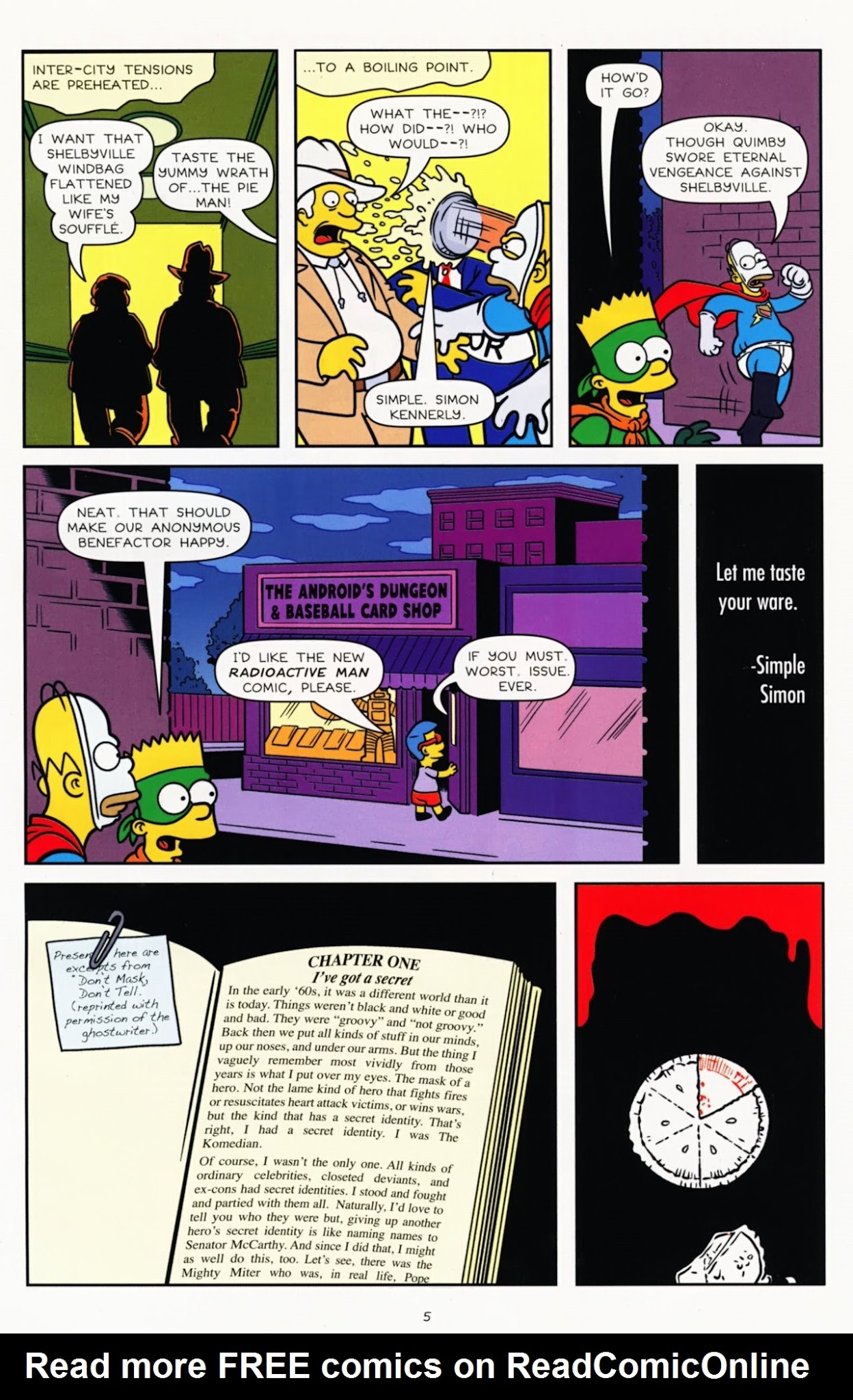 Read online Bongo Comics Presents Simpsons Super Spectacular comic -  Issue #13 - 7