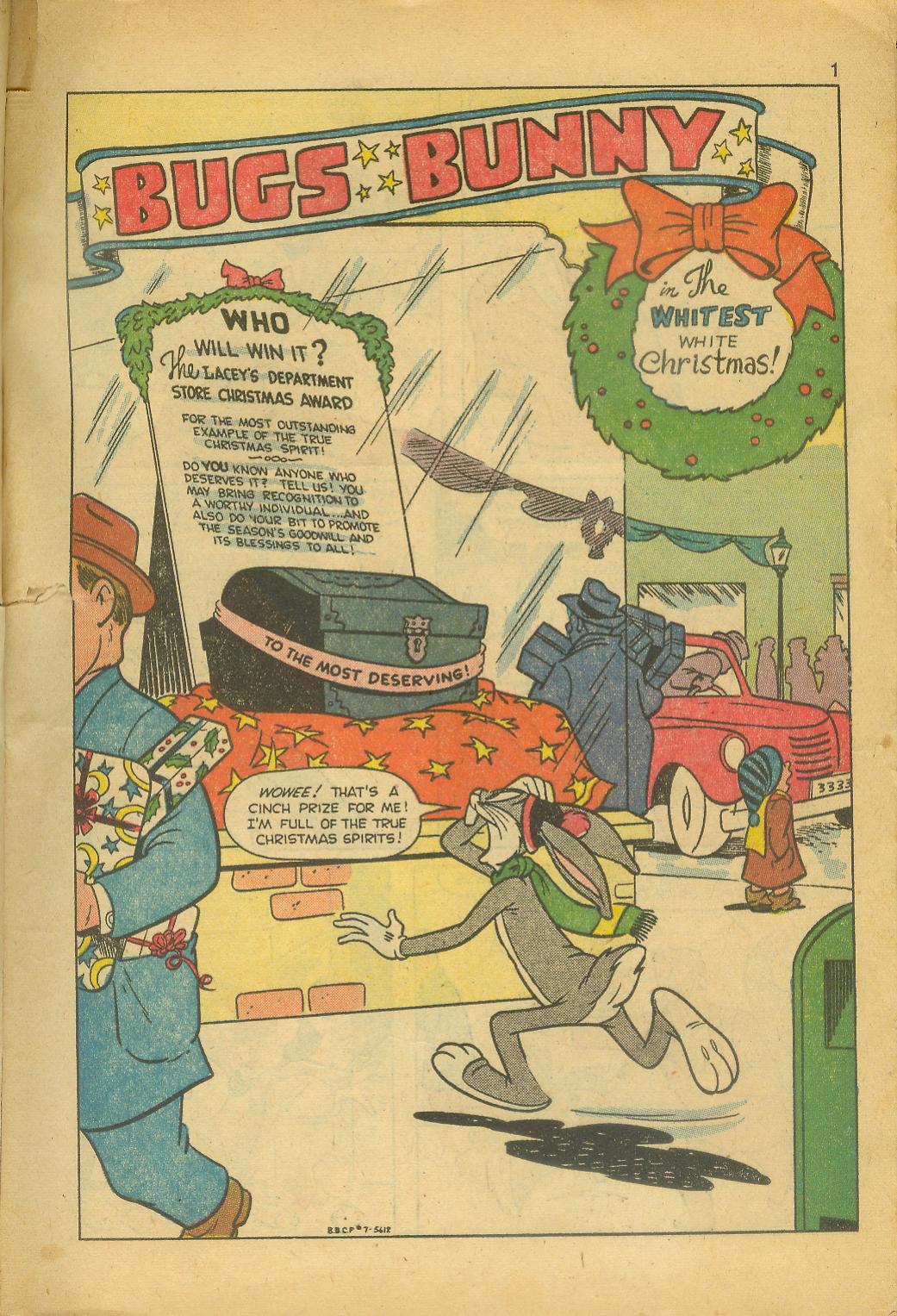 Read online Bugs Bunny's Christmas Funnies comic -  Issue # TPB 7 - 3