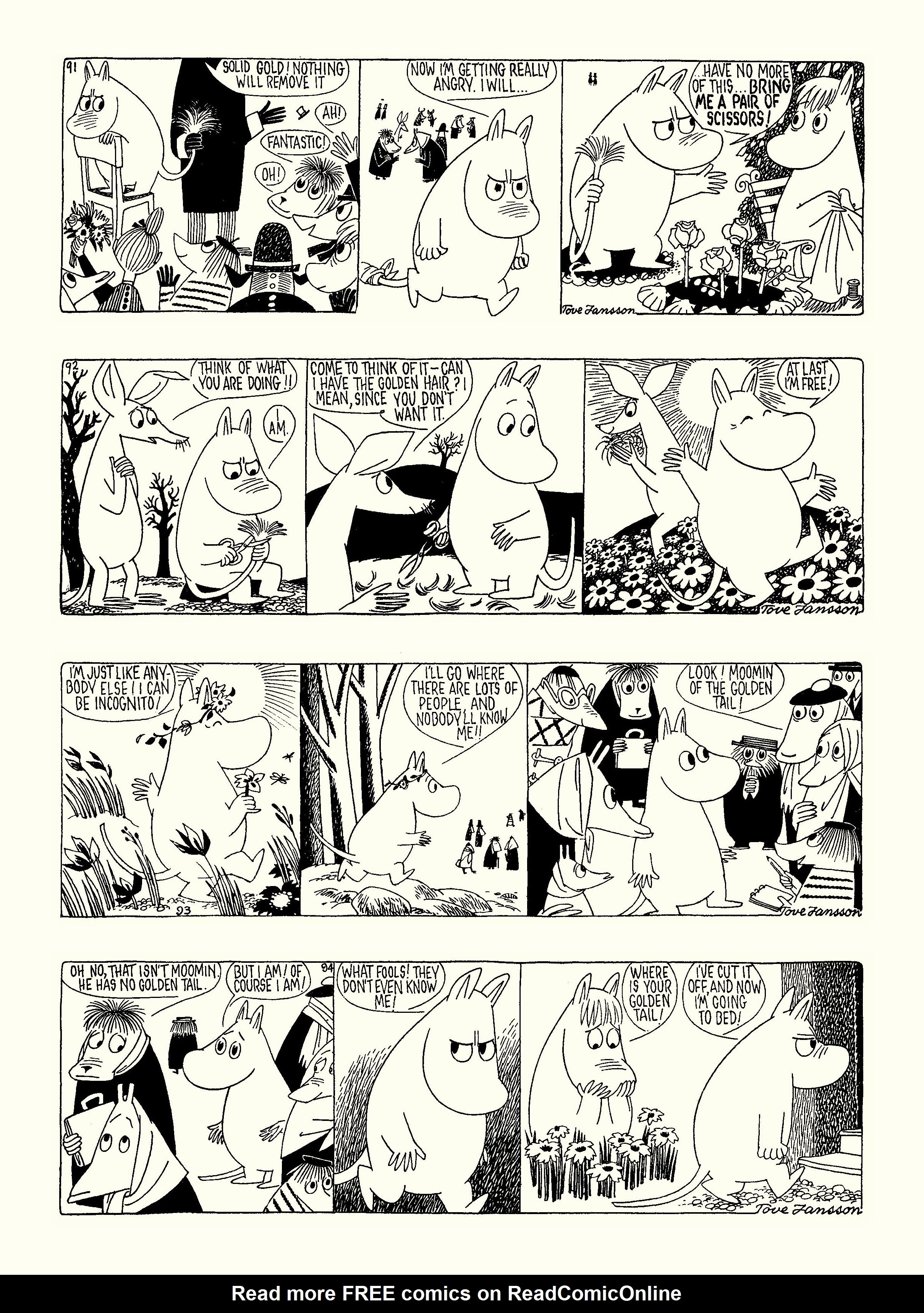 Read online Moomin: The Complete Tove Jansson Comic Strip comic -  Issue # TPB 4 - 102