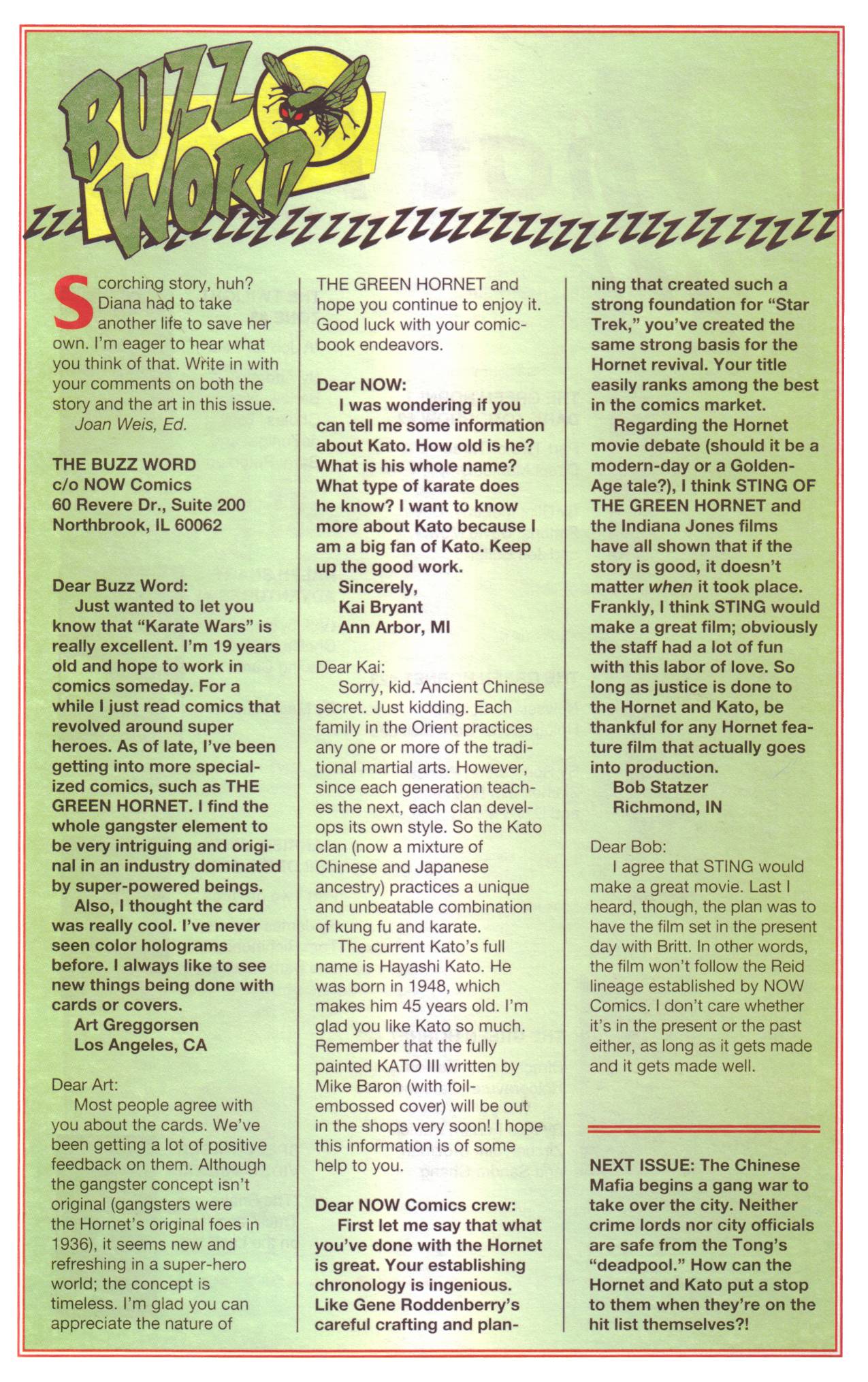 Read online The Green Hornet (1991) comic -  Issue #25 - 22