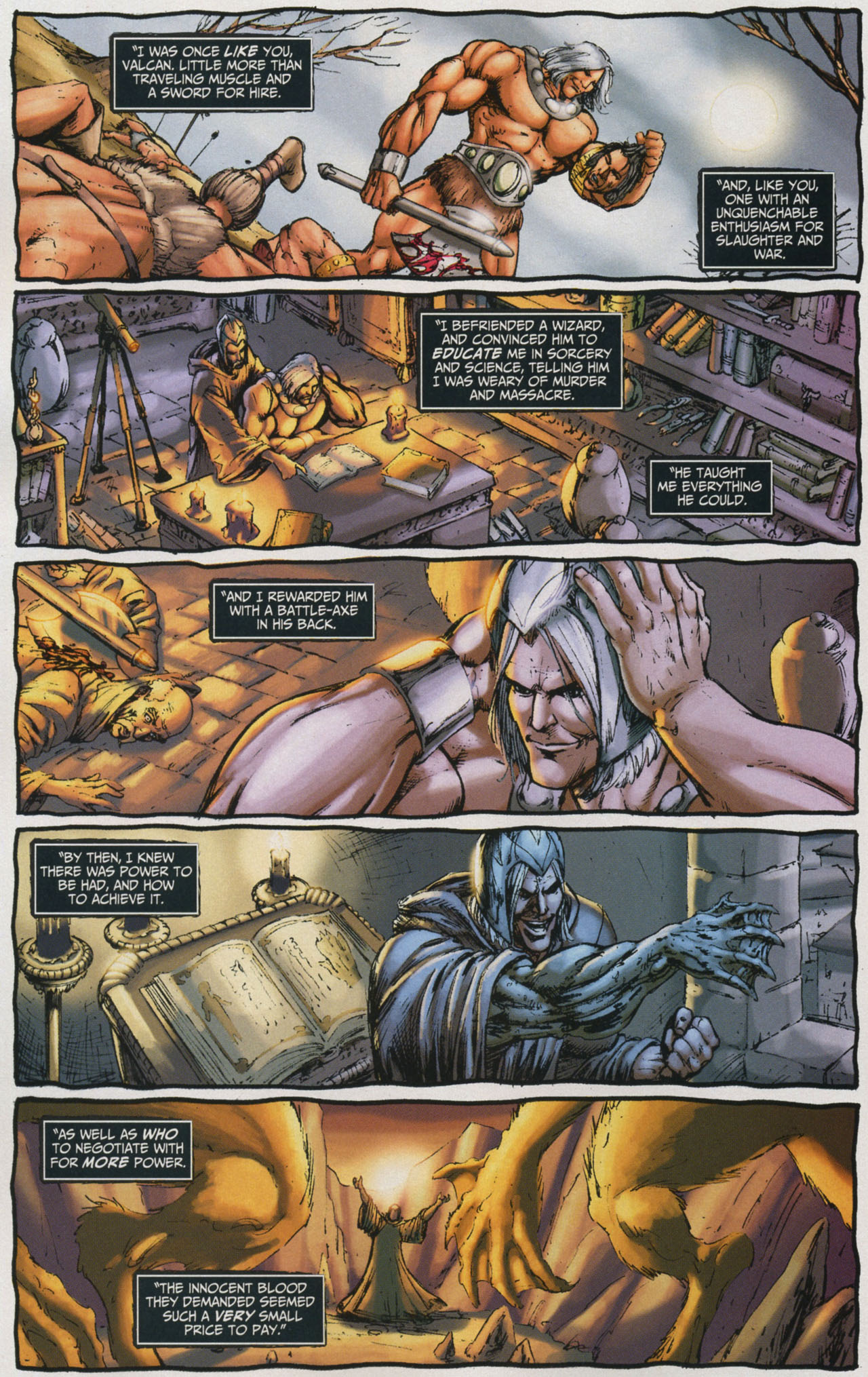 Read online Red Sonja / Claw The Unconquered: Devil's Hands comic -  Issue # TPB - 77