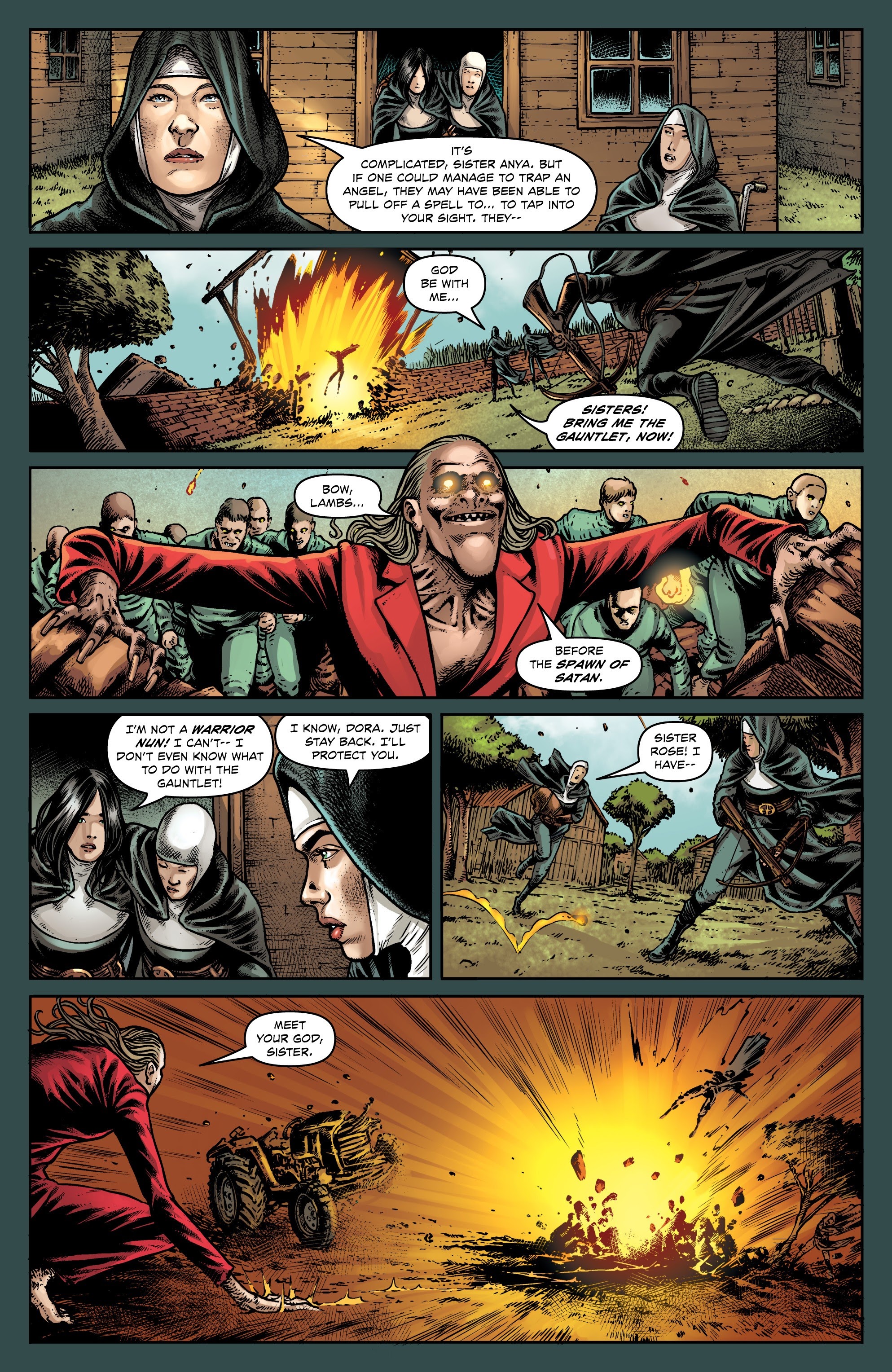 Read online Warrior Nun: Dora comic -  Issue # _TPB Collection - 52