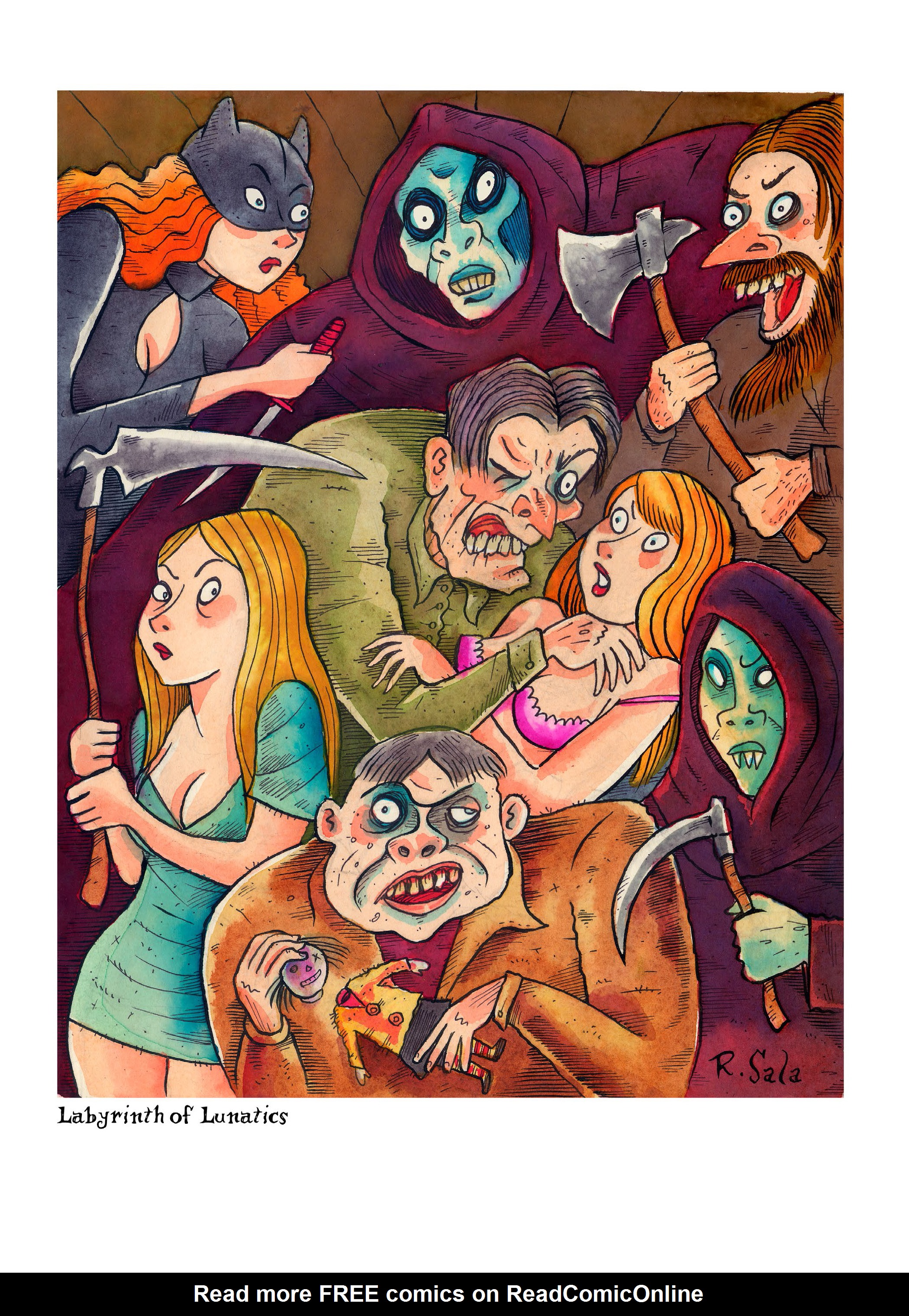 Read online Violenzia and Other Deadly Amusements comic -  Issue # TPB - 95