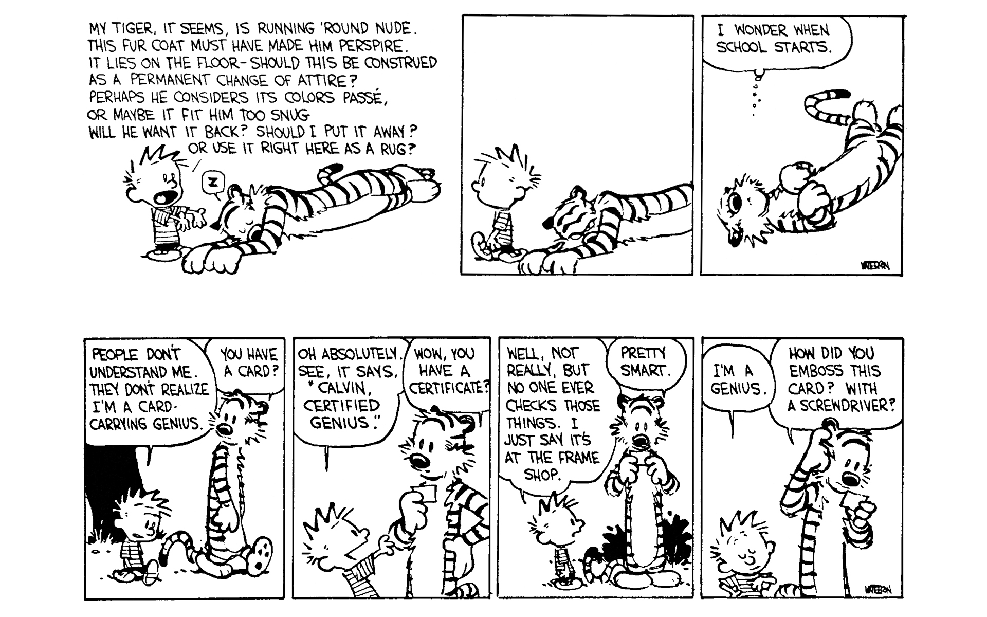 Read online Calvin and Hobbes comic -  Issue #7 - 21