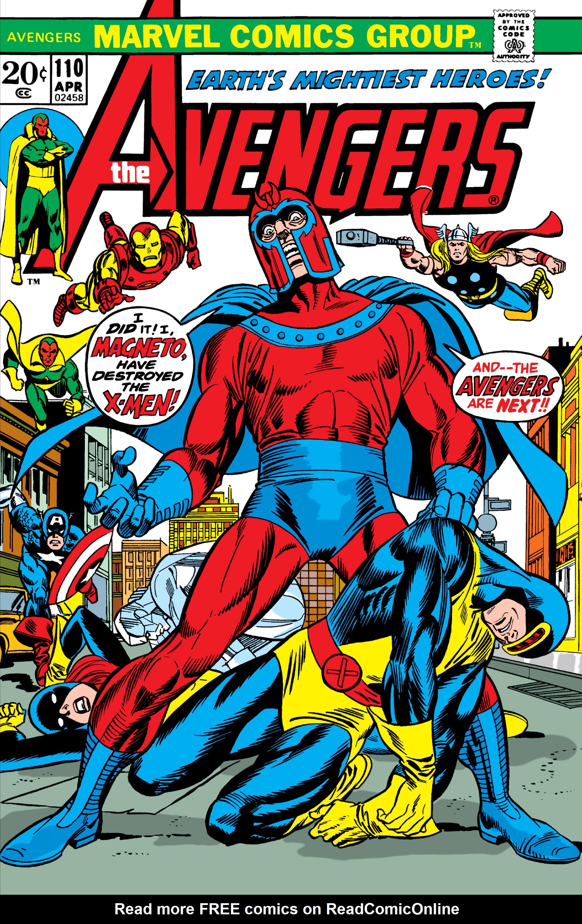 Read online The Avengers (1963) comic - Issue #110