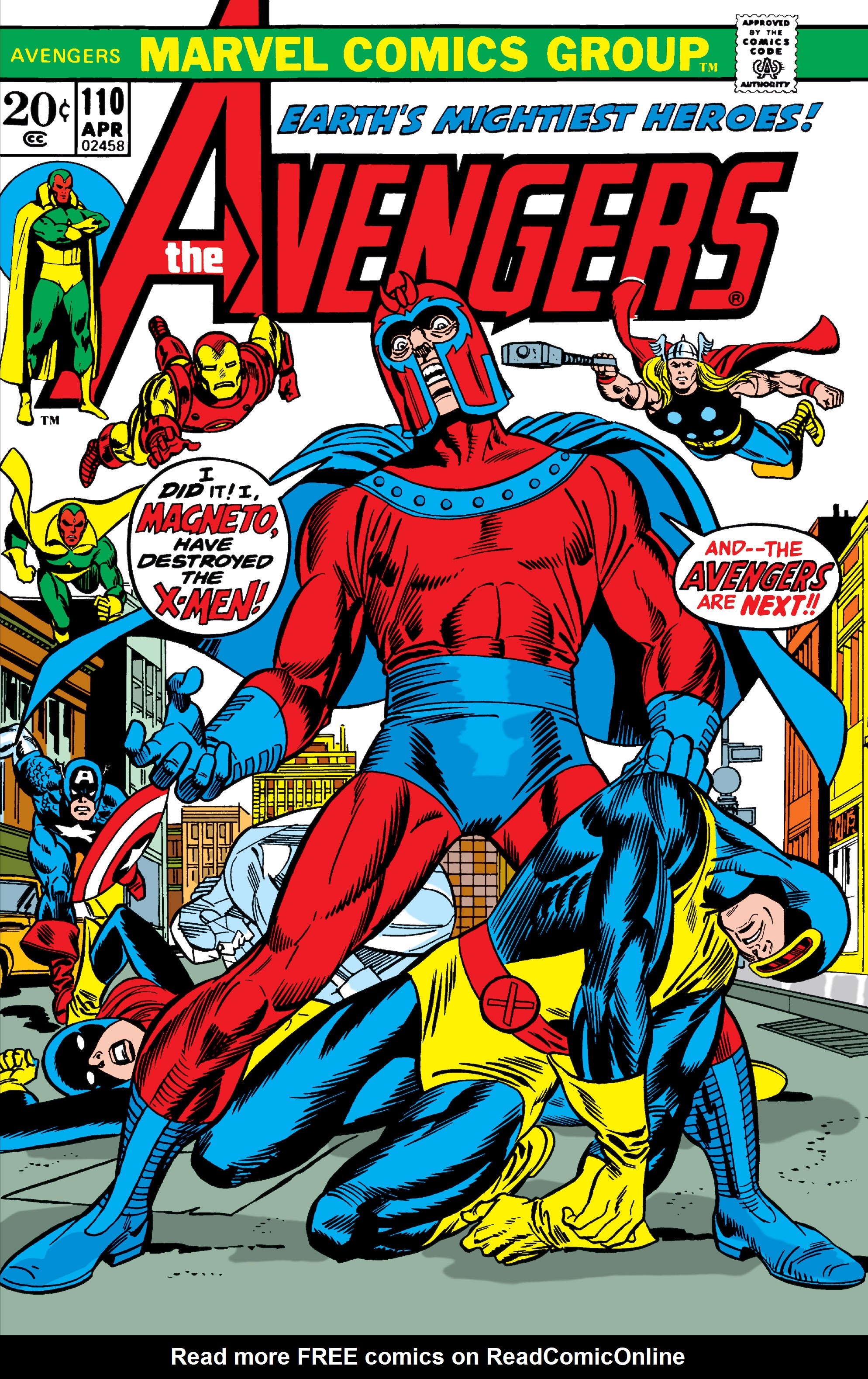 Read online The Avengers (1963) comic -  Issue #110 - 1