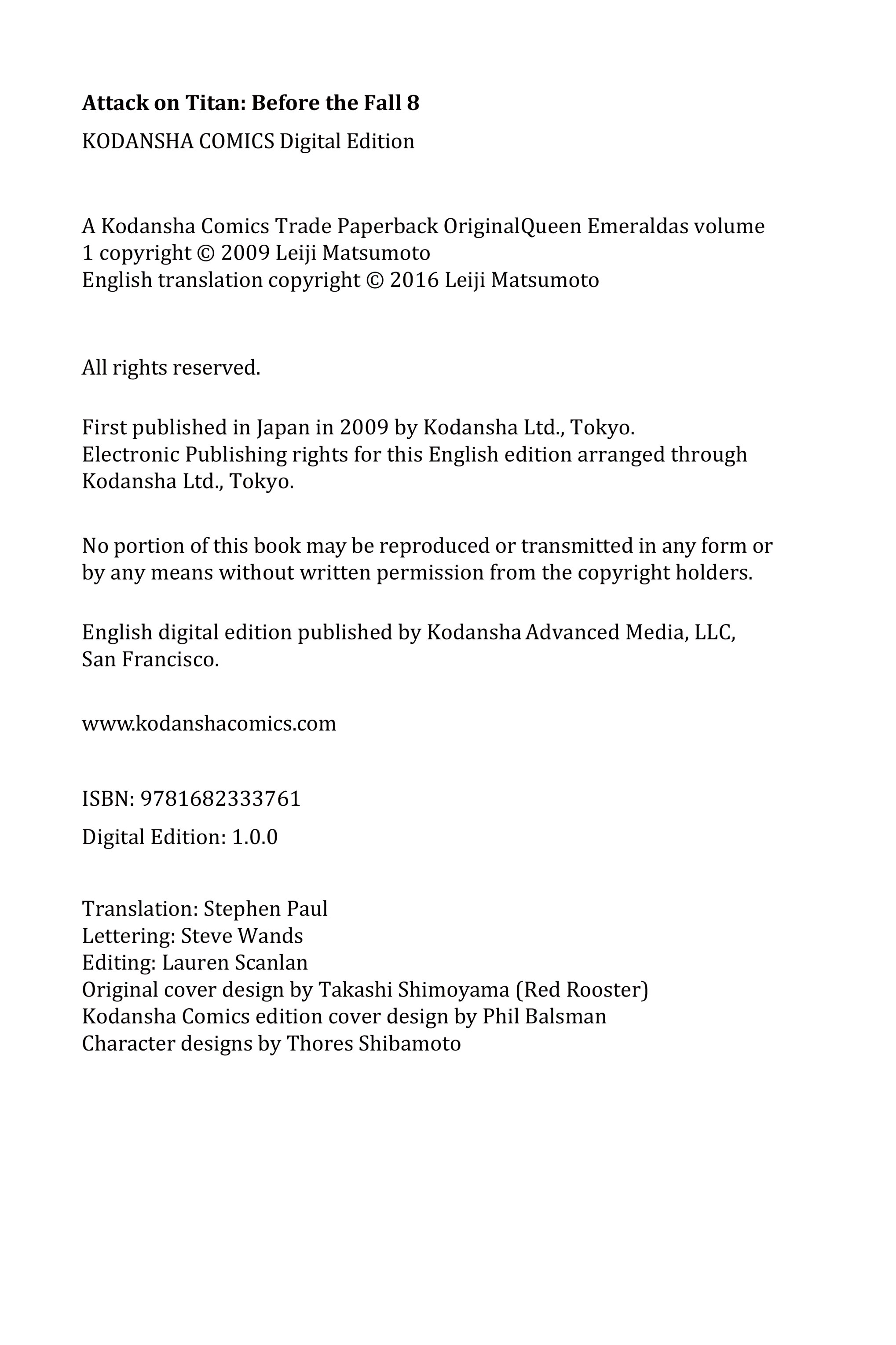 Read online Attack on Titan: Before the Fall comic -  Issue #8 - 219