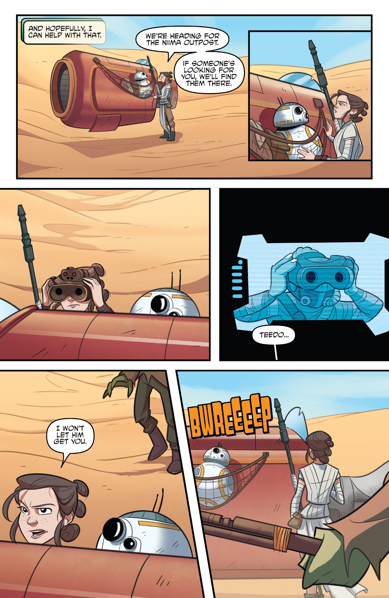 Read online Star Wars Forces of Destiny-Rey comic -  Issue # Full - 15