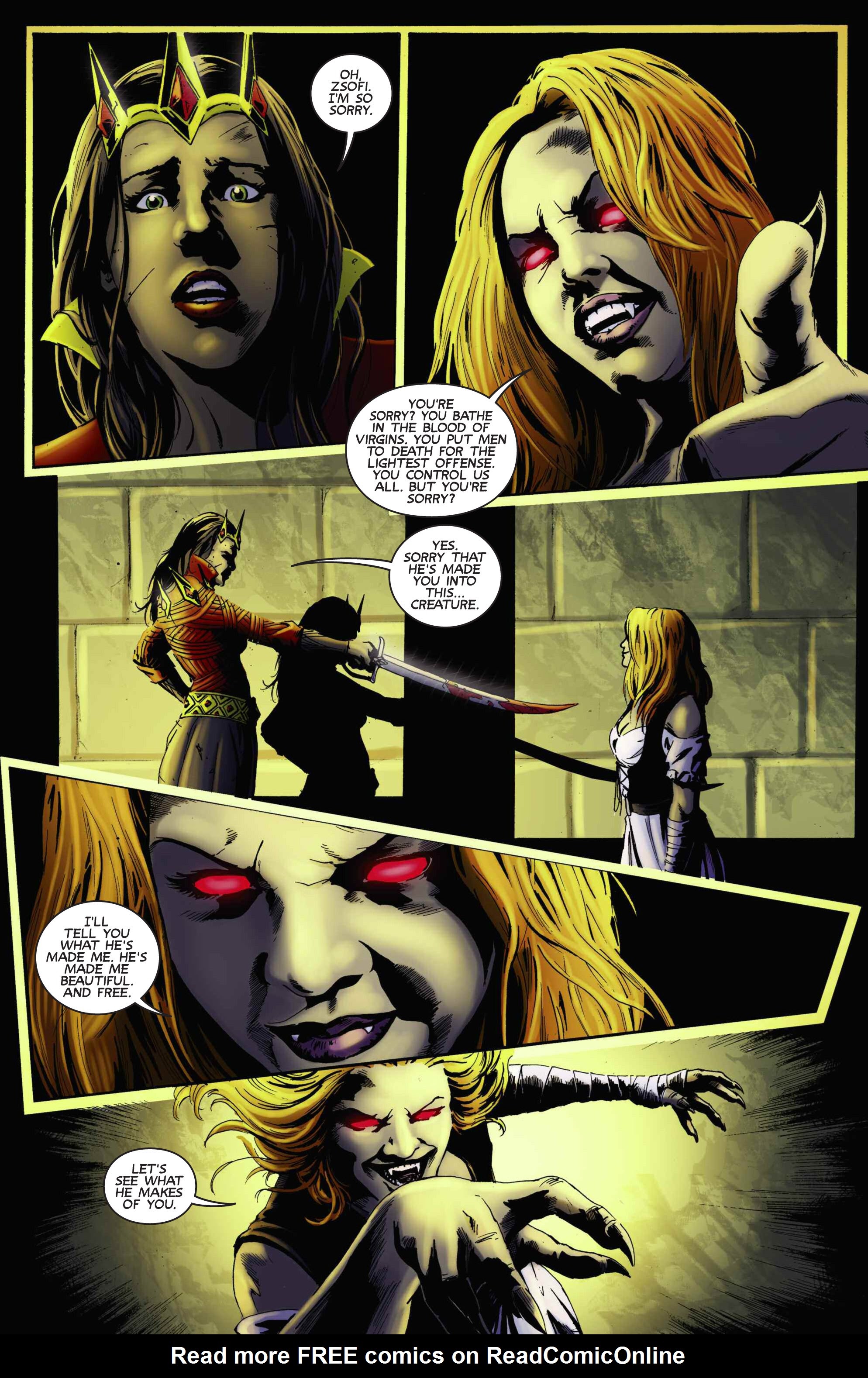 Read online Blood Queen Vs. Dracula comic -  Issue #3 - 13