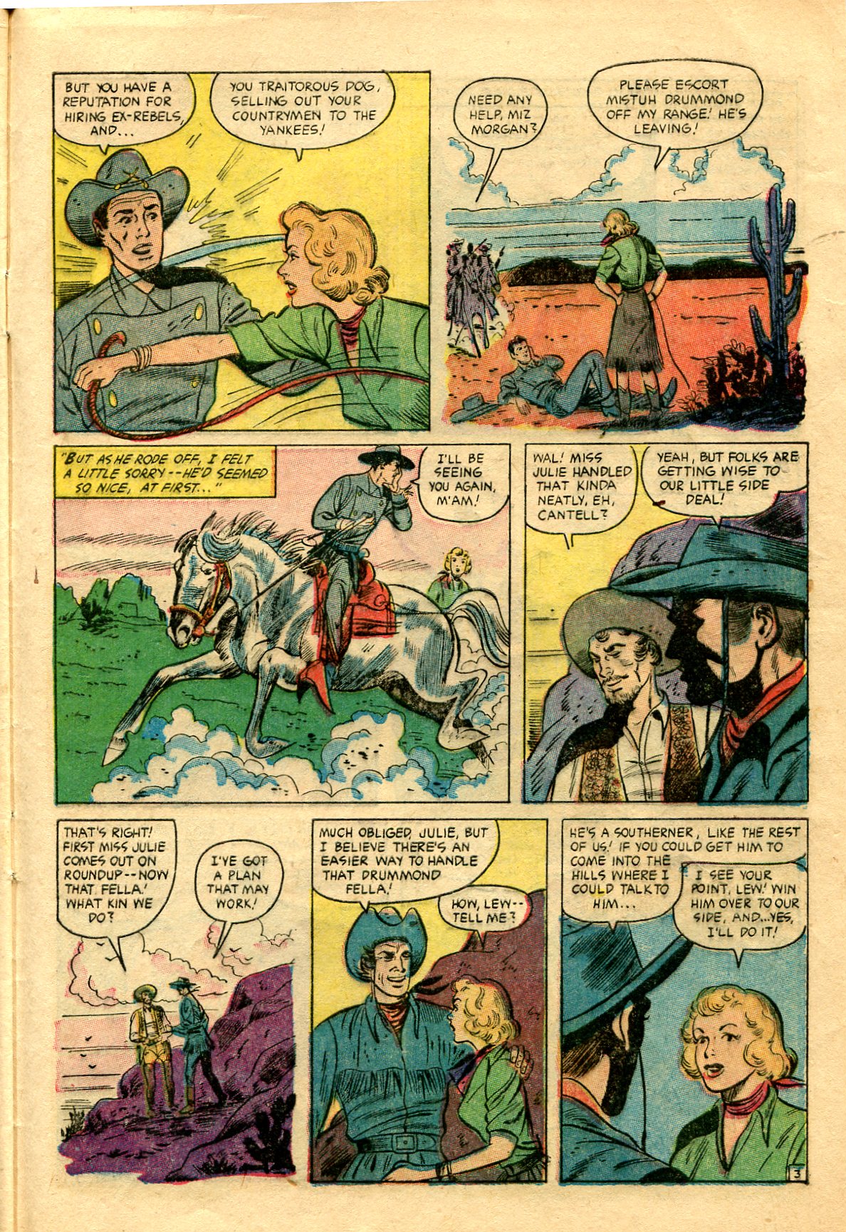 Read online Cowgirl Romances (1950) comic -  Issue #12 - 29