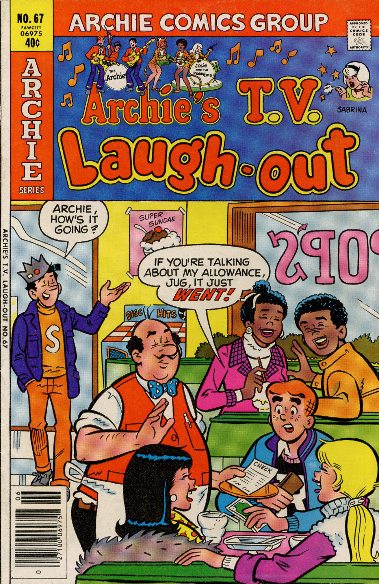 Read online Archie's TV Laugh-Out comic -  Issue #67 - 1