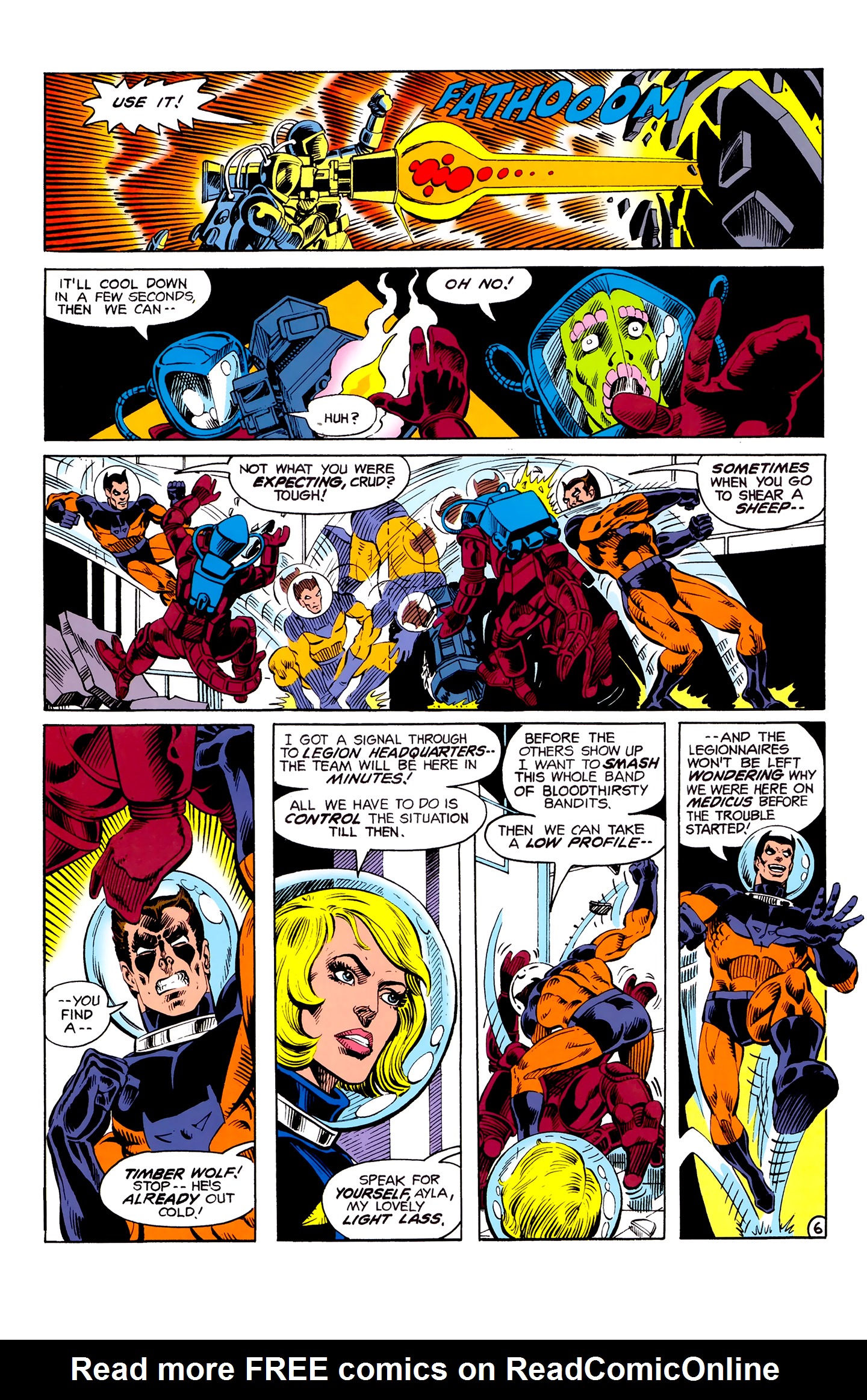 Read online Legion of Super-Heroes (1980) comic -  Issue #284 - 7