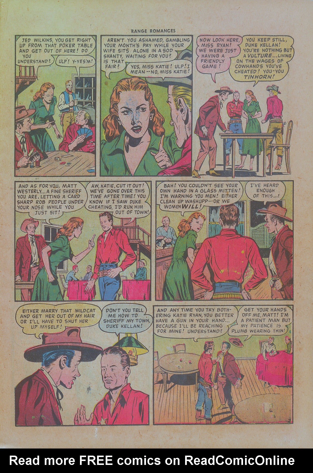 Read online Range Romances comic -  Issue #1 - 13