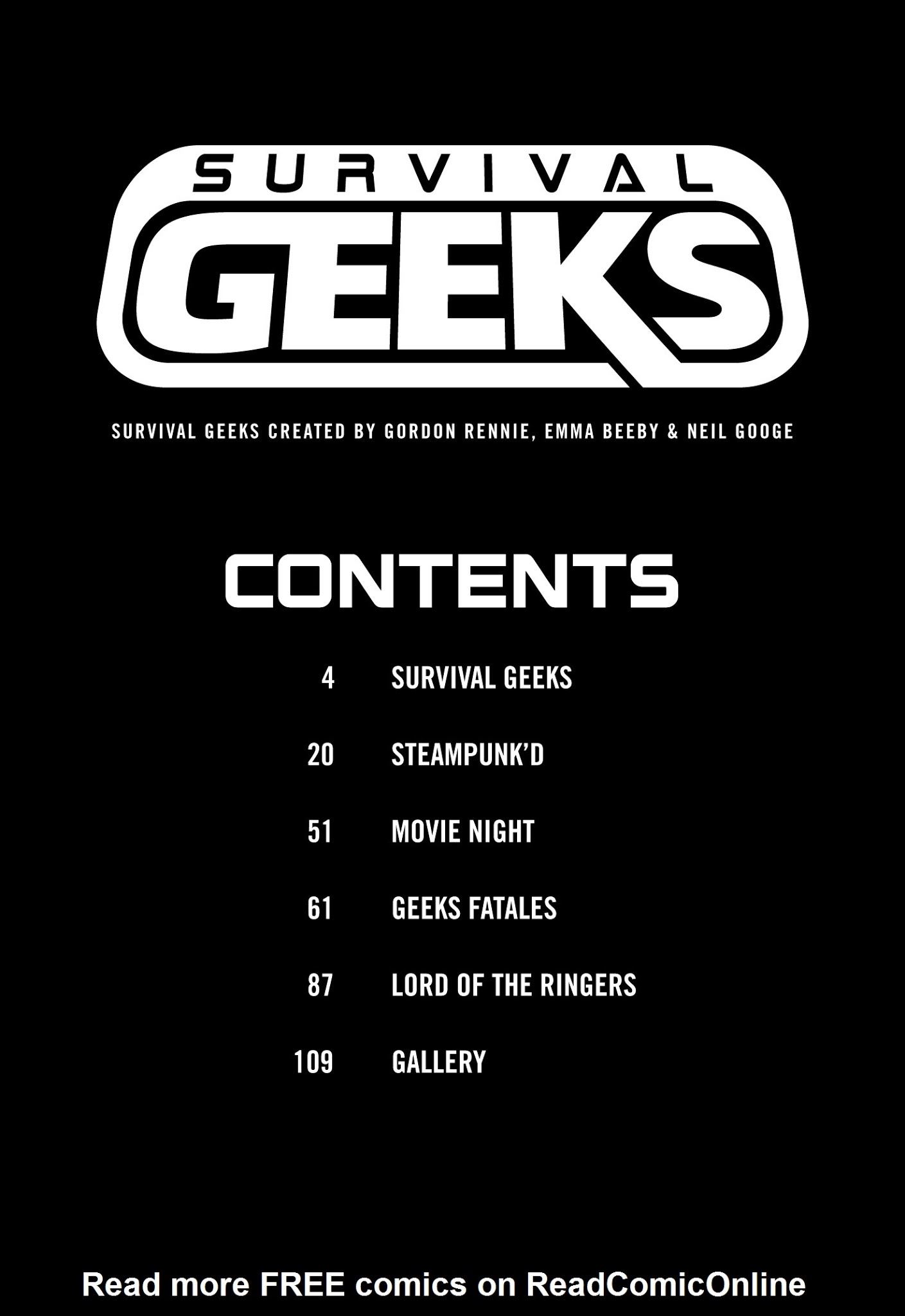 Read online Survival Geeks comic -  Issue # TPB - 3