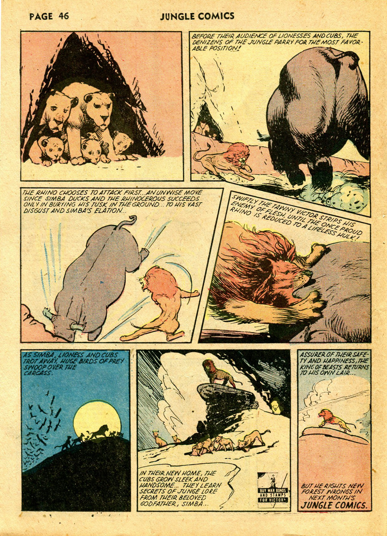 Read online Jungle Comics comic -  Issue #39 - 48