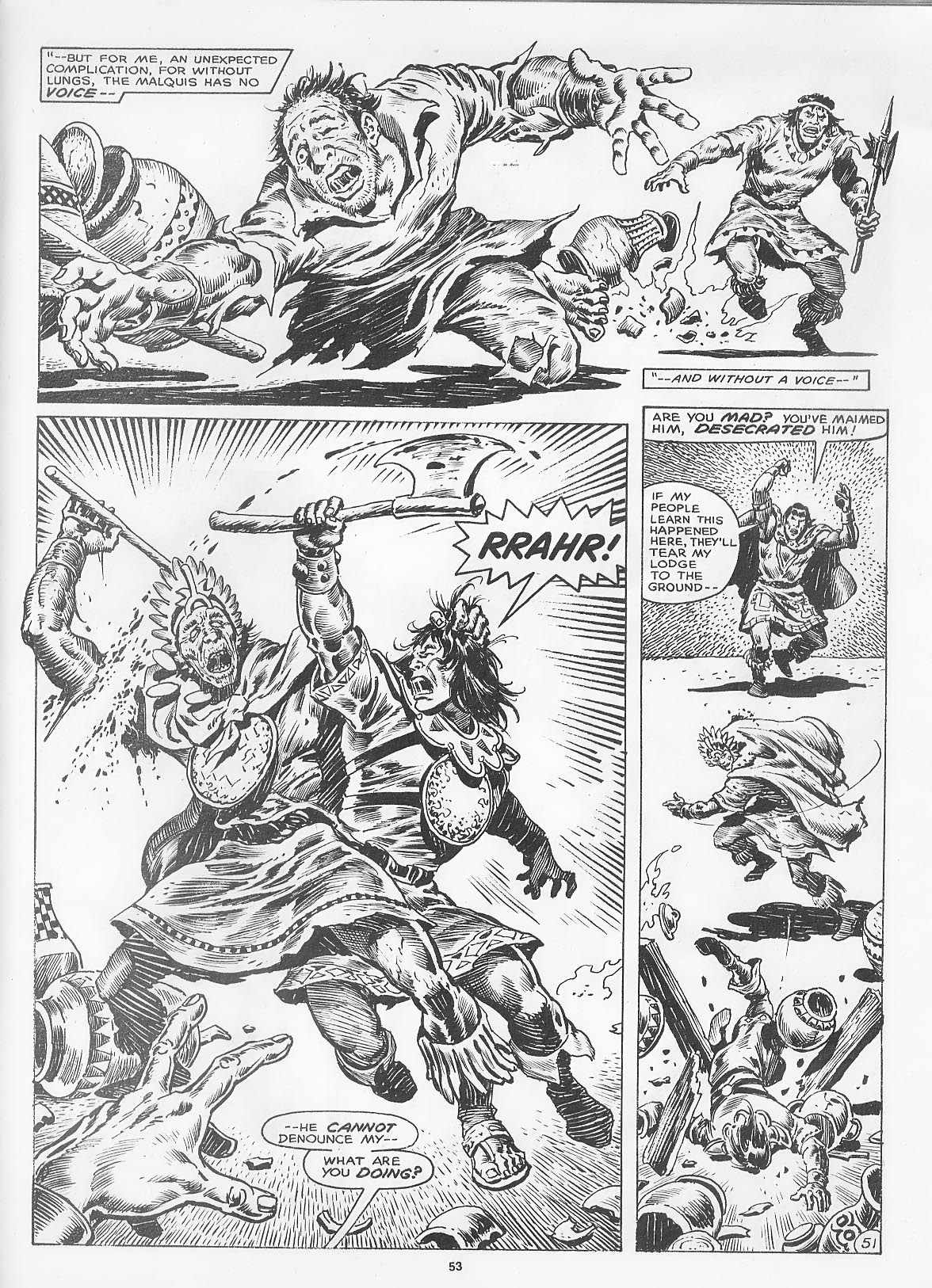 Read online The Savage Sword Of Conan comic -  Issue #166 - 55