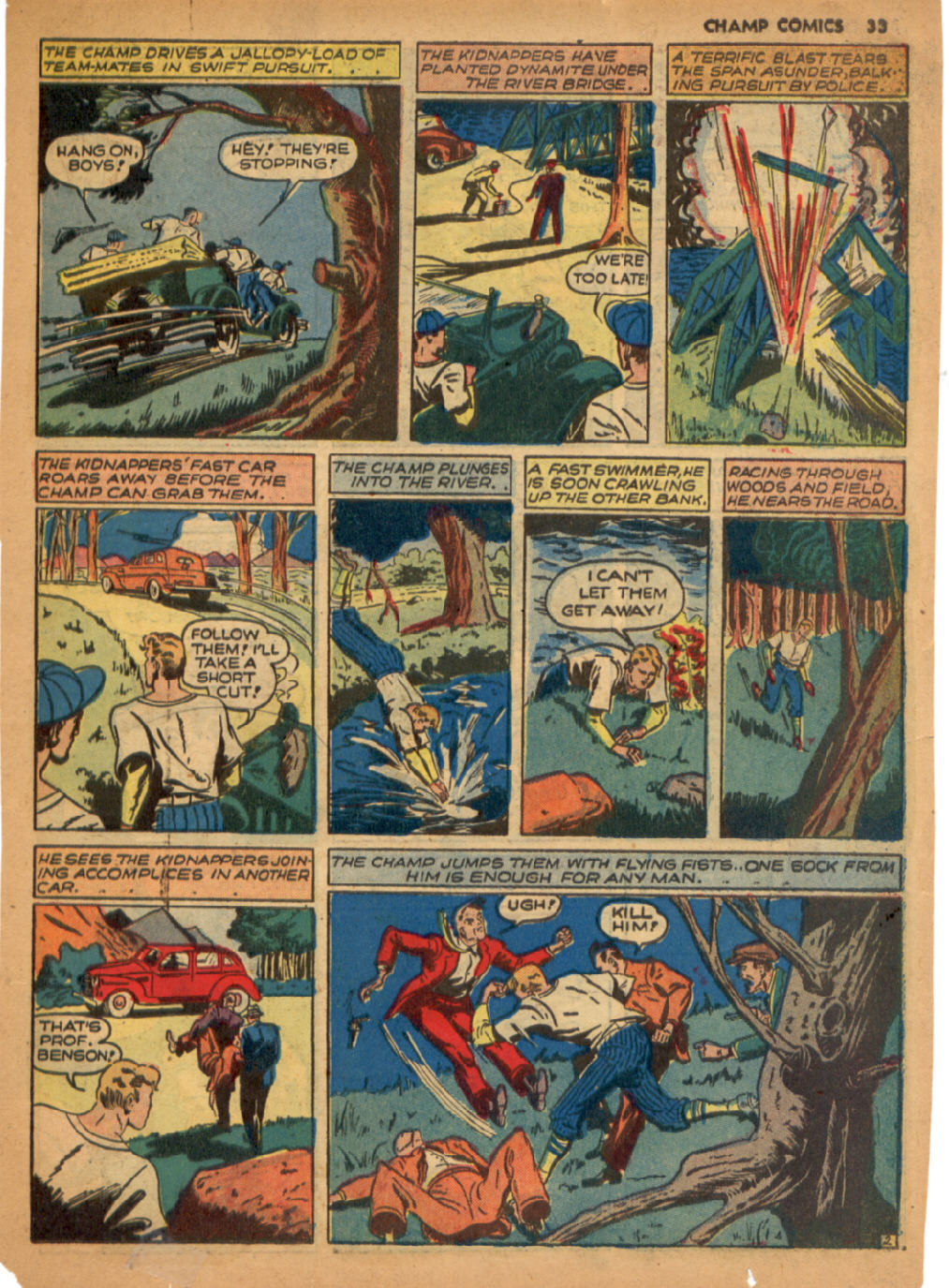 Read online Champ Comics comic -  Issue #13 - 35